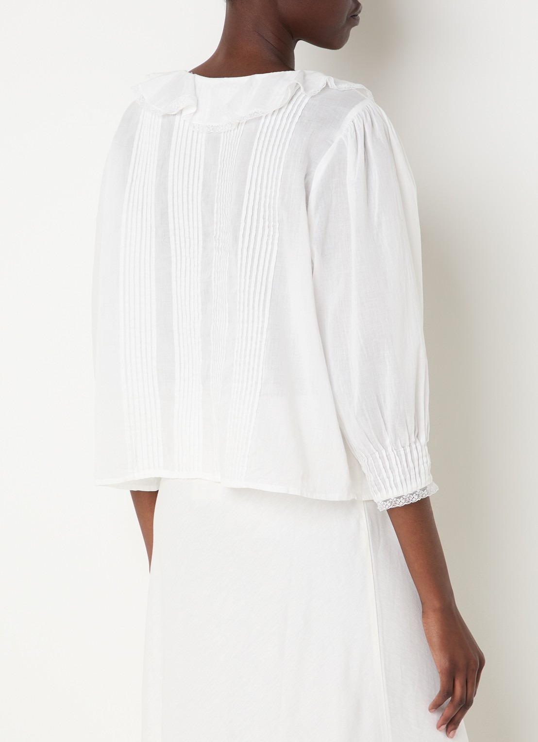 Rails Blouse met volant - achterkant wit