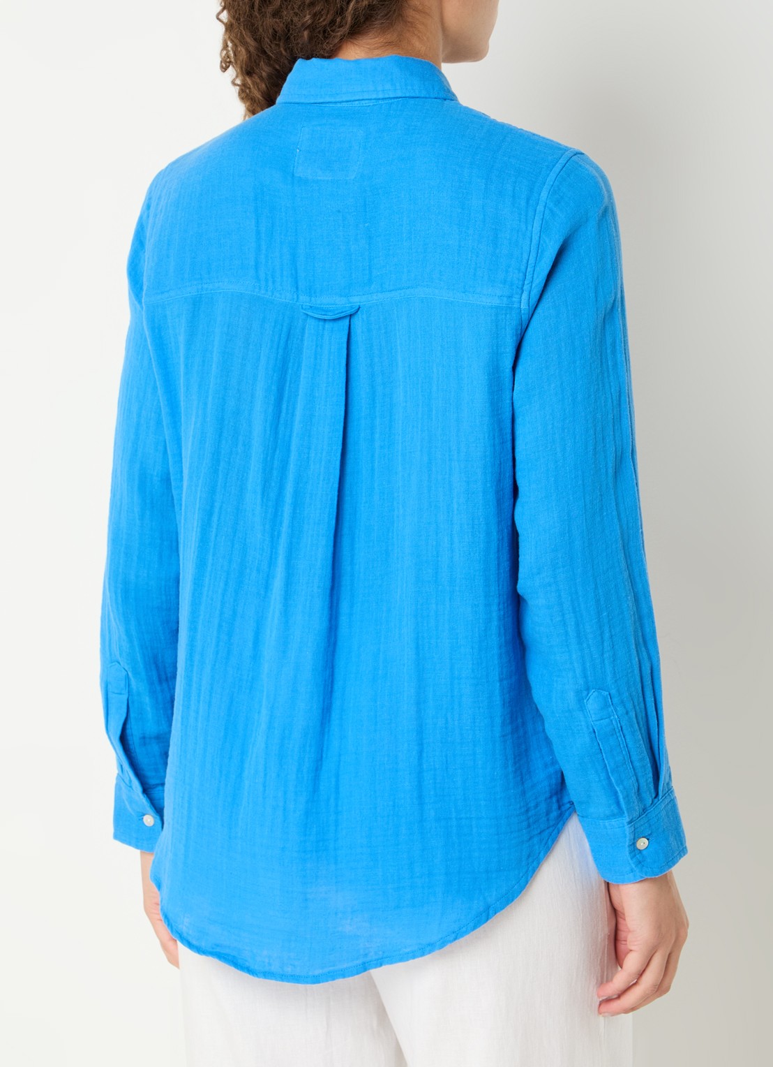 Rails Ellis blouse met borstzak - achterkant 4 kobaltblauw
