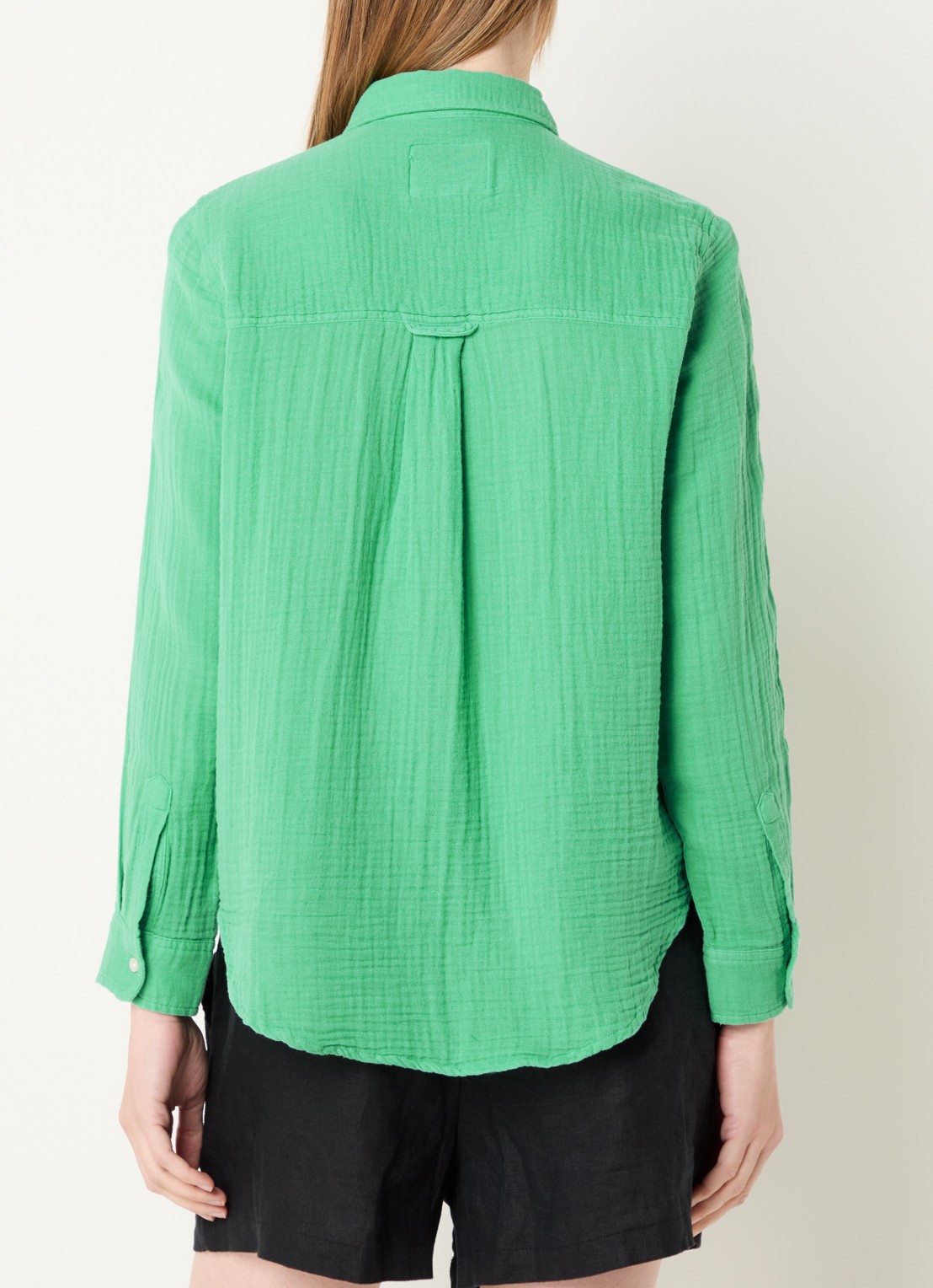Rails Ellis blouse met structuur - achterkant 3 groen