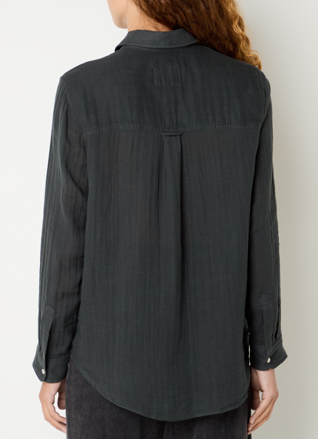Rails Ellis blouse van  katoen - achterkant 3 olijfgroen