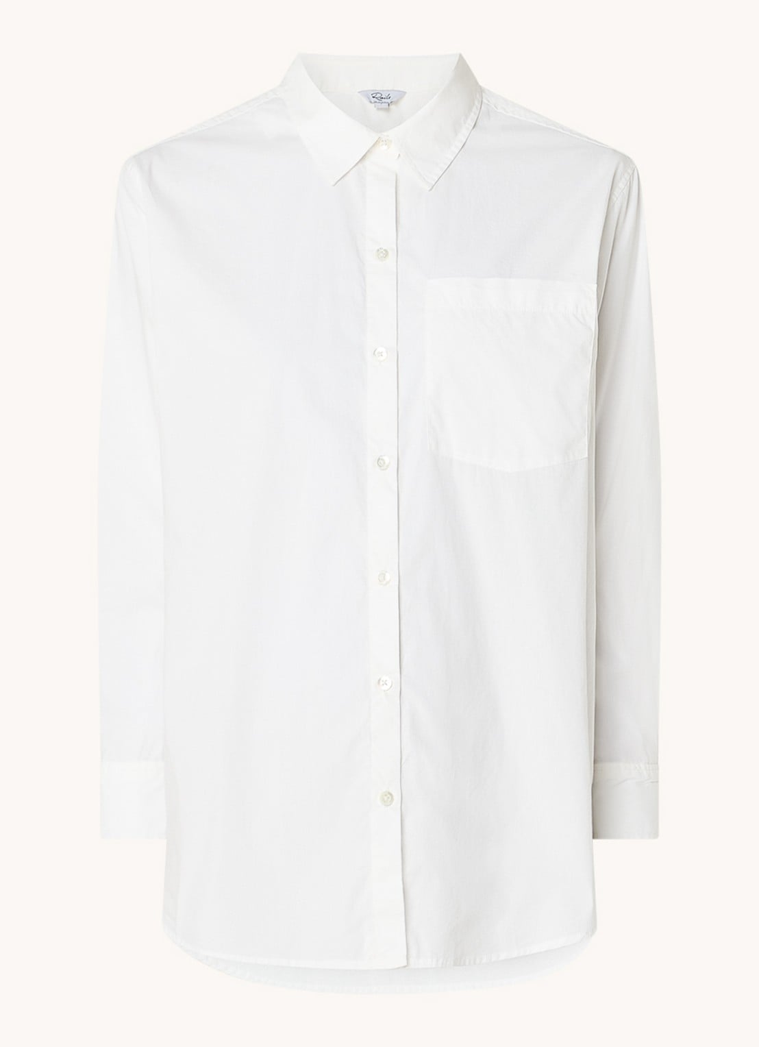 Rails Elsa blouse met borstzak - voorkant wit