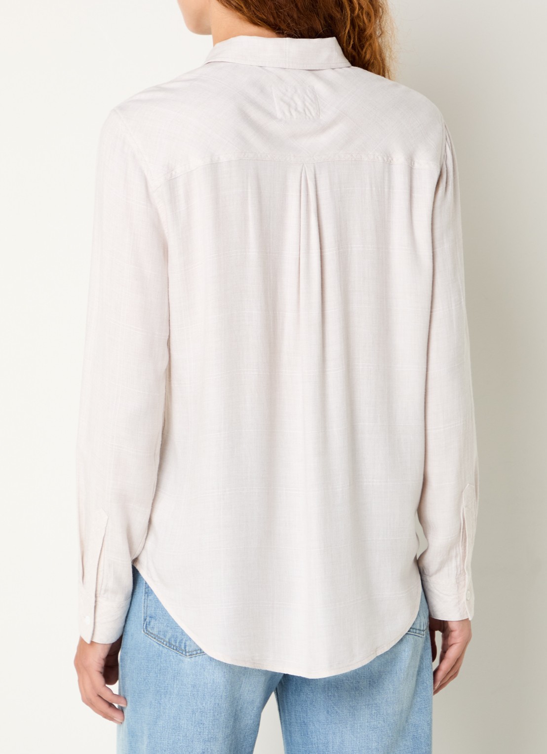 Rails Hunter blouse met borstzak - achterkant 2 creme