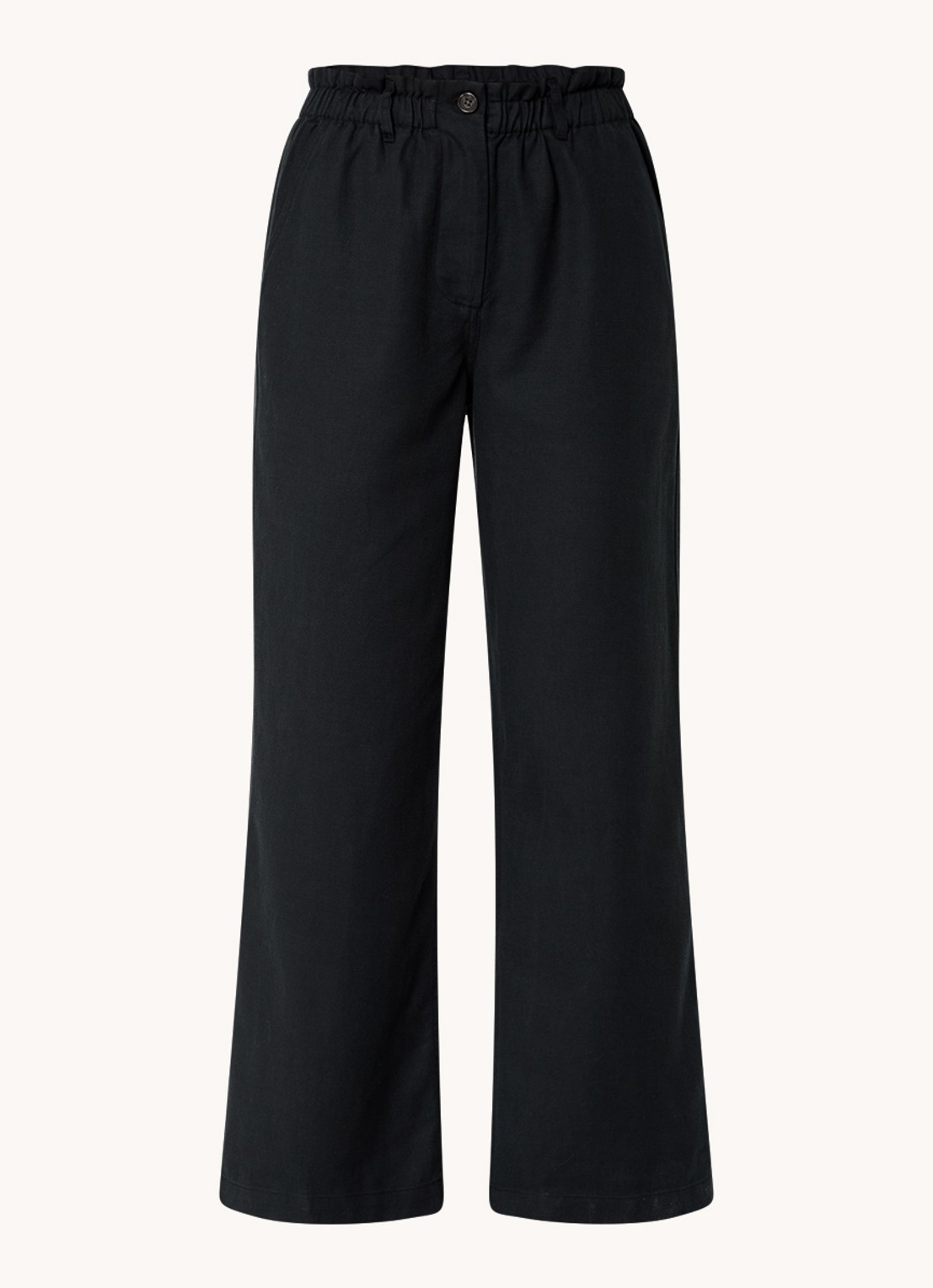 Rails Lira high waist cropped flared fit broek  - voorkant 5 zwart