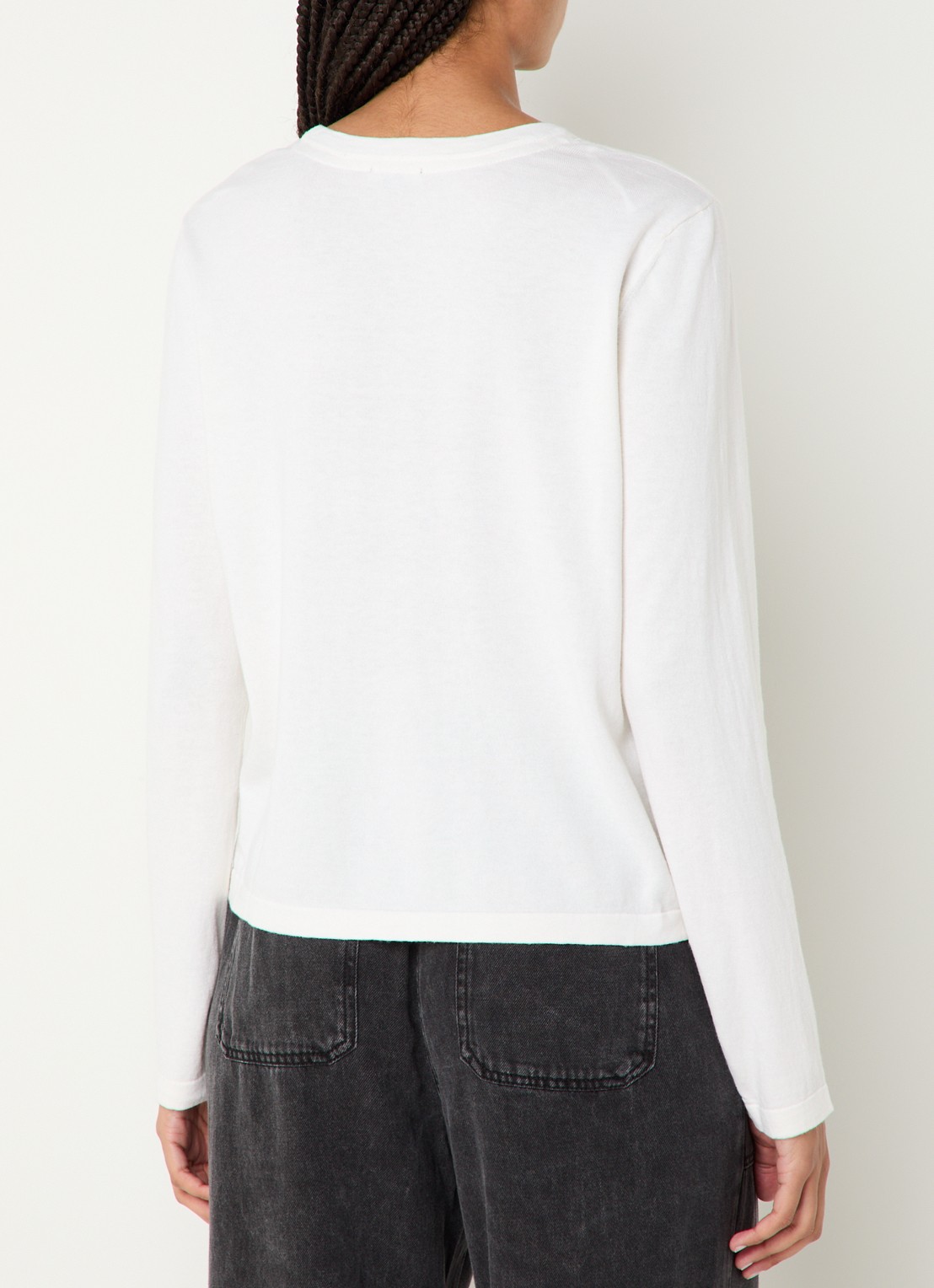 Rails Longsleeve in kasjmierblend - achterkant 7 gebroken wit