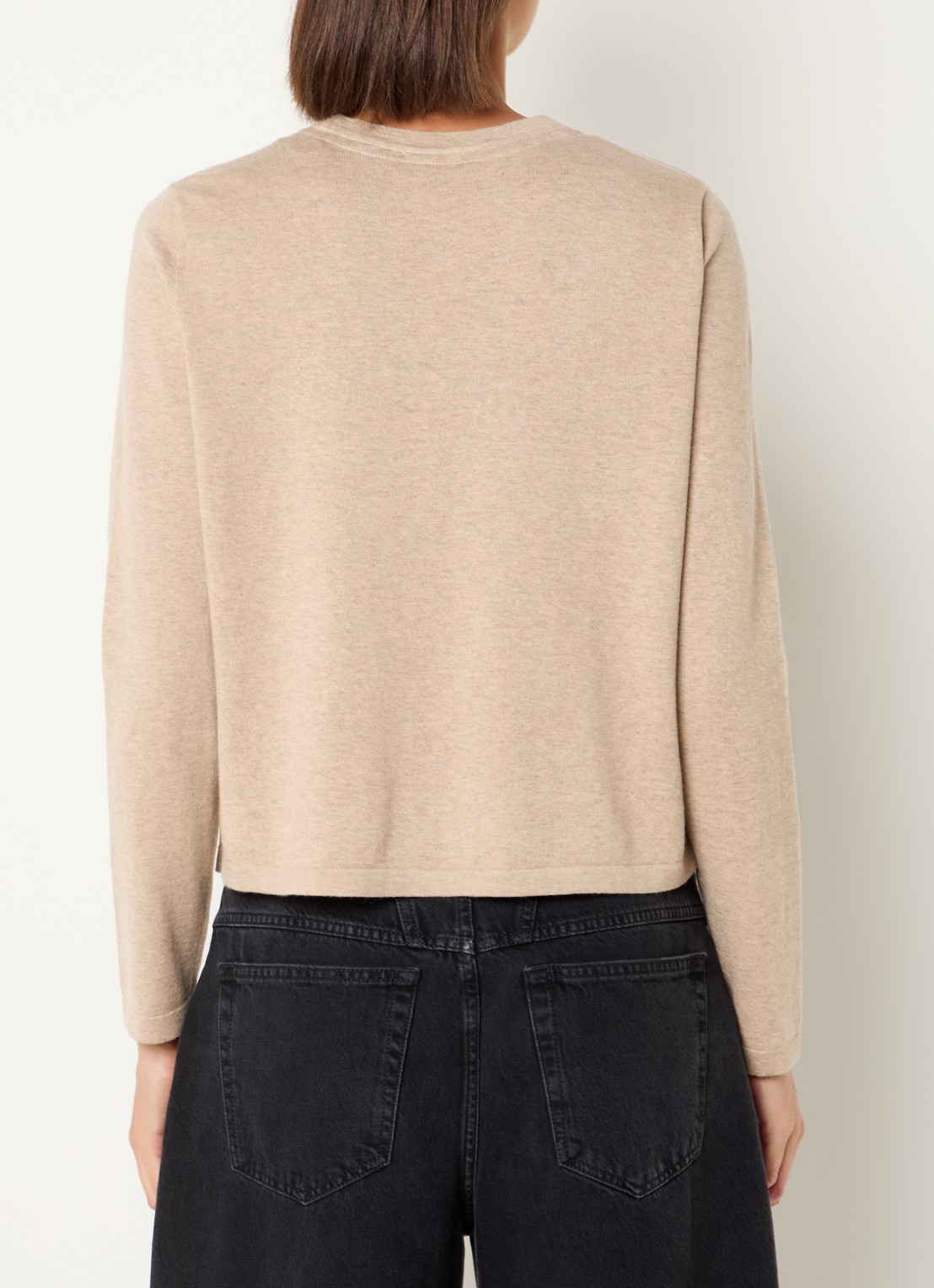 Rails Longsleeve in kasjmierblend - achterkant 2 lichtbruin