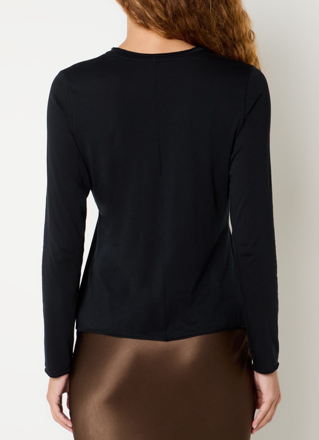 Rails Longsleeve van  katoen met stretch - achterkant 4 zwart