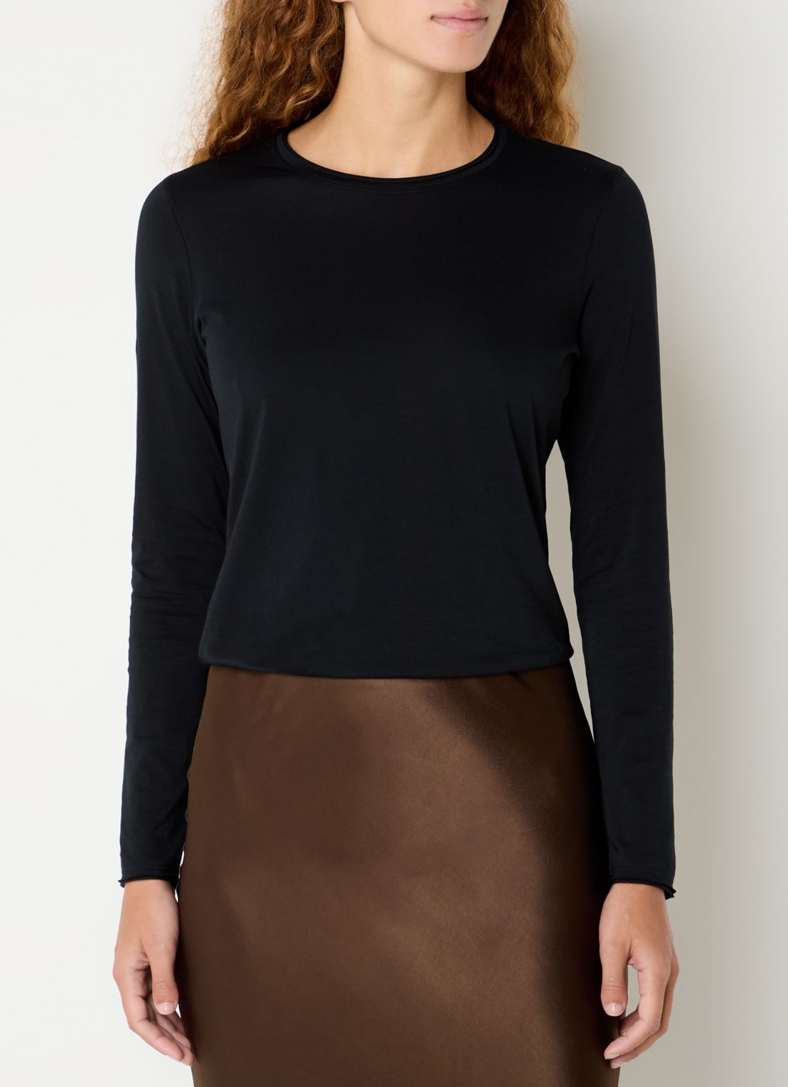 Rails Longsleeve van  katoen met stretch - detail 3 zwart