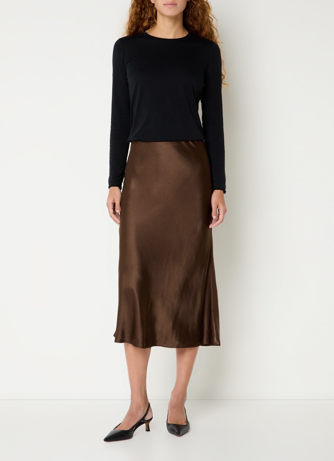 Rails Longsleeve van  katoen met stretch - voorkant 2 zwart