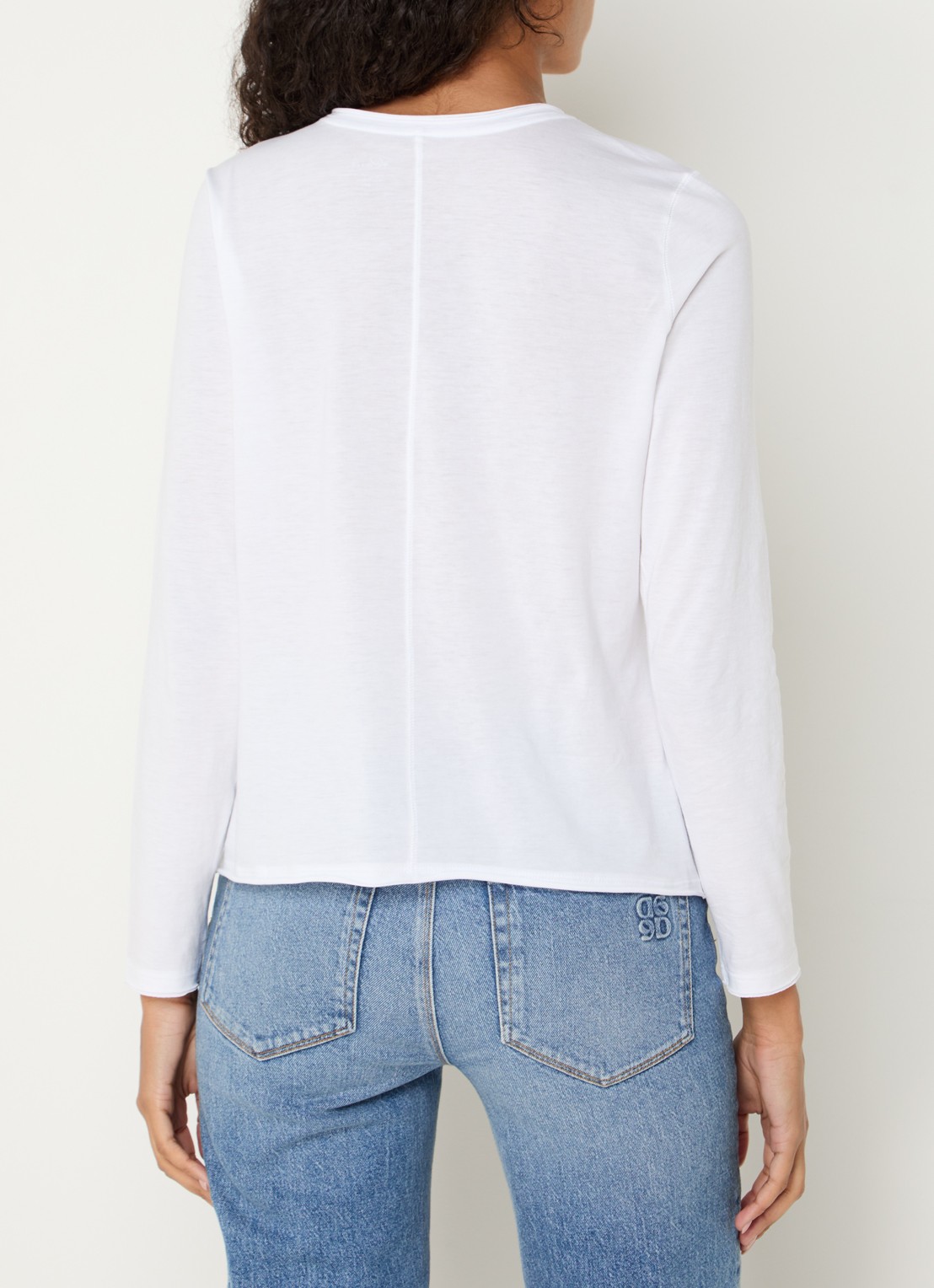Rails Longsleeve van  katoen  - achterkant 6 wit