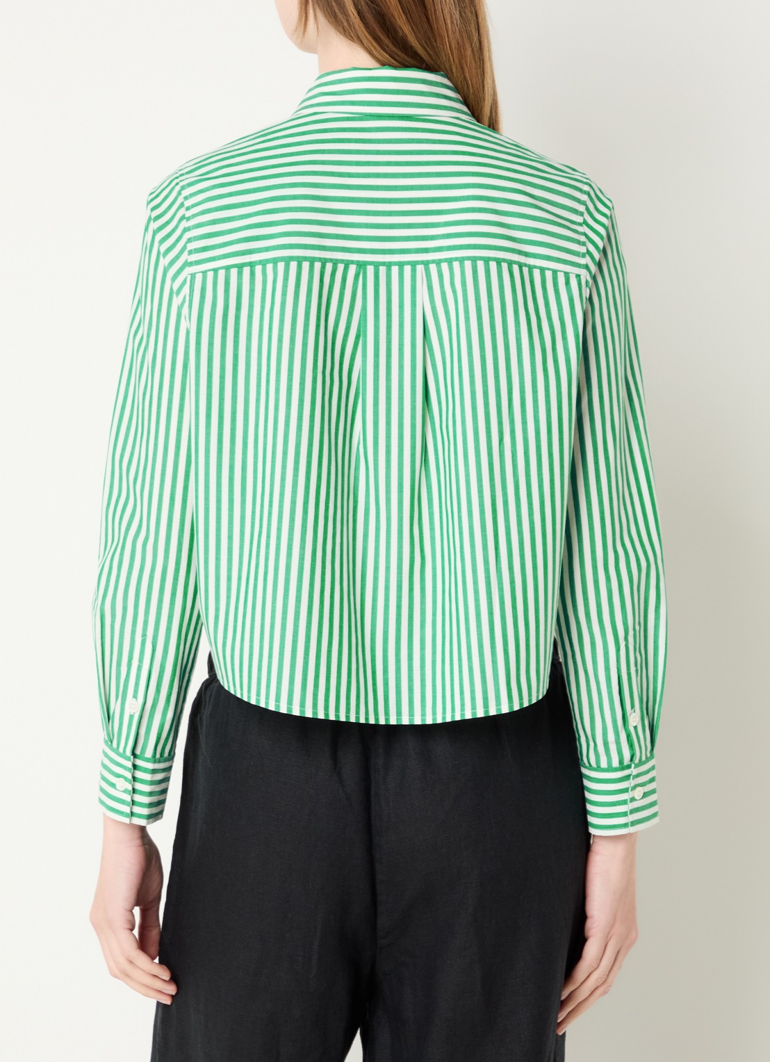 Rails Ramy blouse met streepprint - achterkant groen
