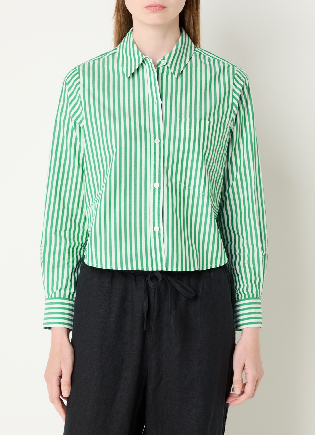 Rails Ramy blouse met streepprint - detail 4 groen