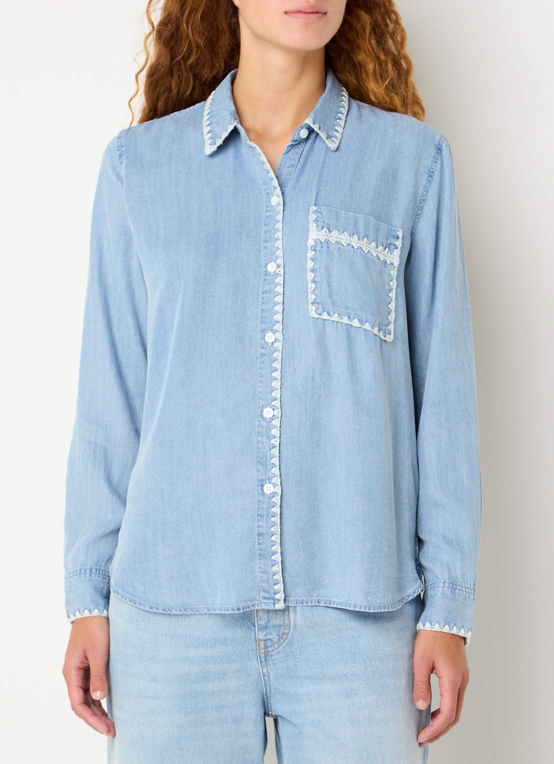 Rails Saya blouse  met borstzak - detail 7 indigo