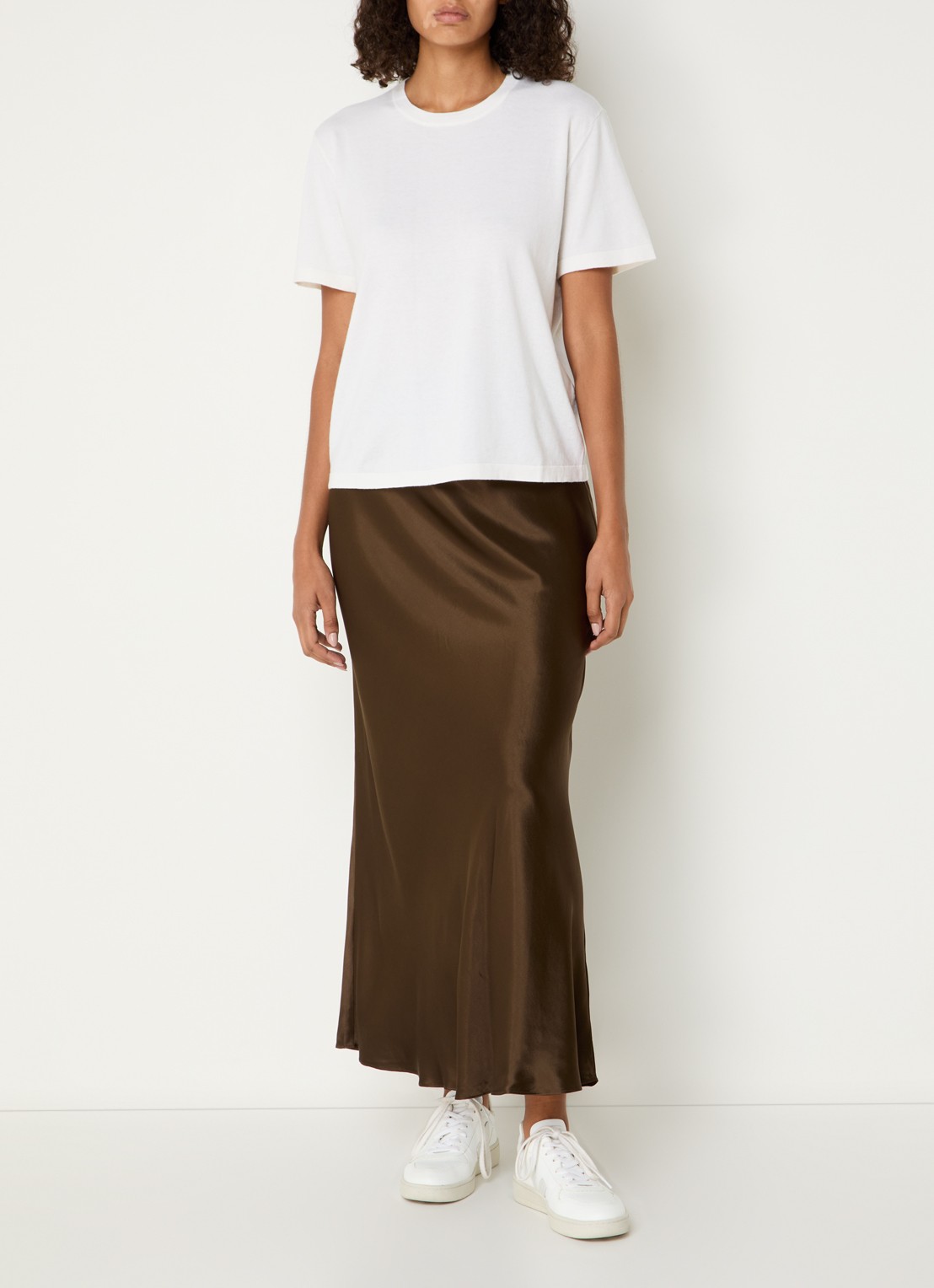 Rails T-shirt in kasjmierblend - voorkant 4 wit