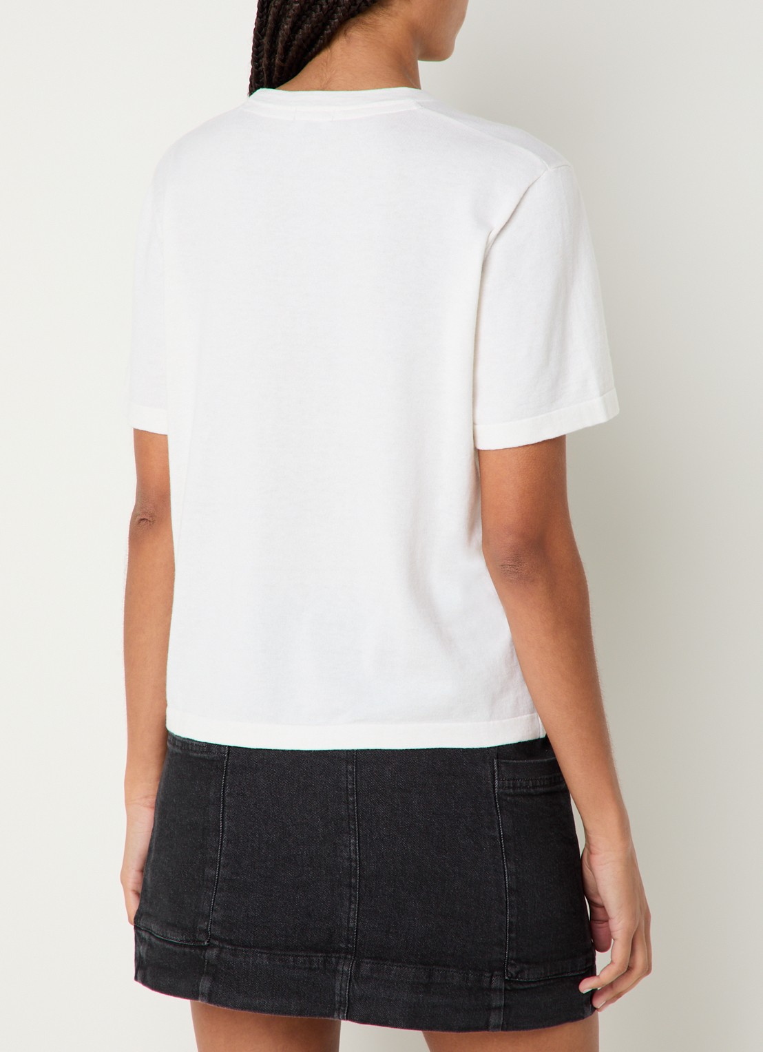 Rails T-shirt in kasjmierblend - achterkant 2 wit