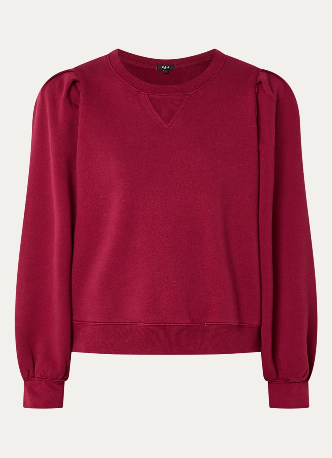 Rails Tiffany sweater met ronde hals - voorkant 3 donkerrood