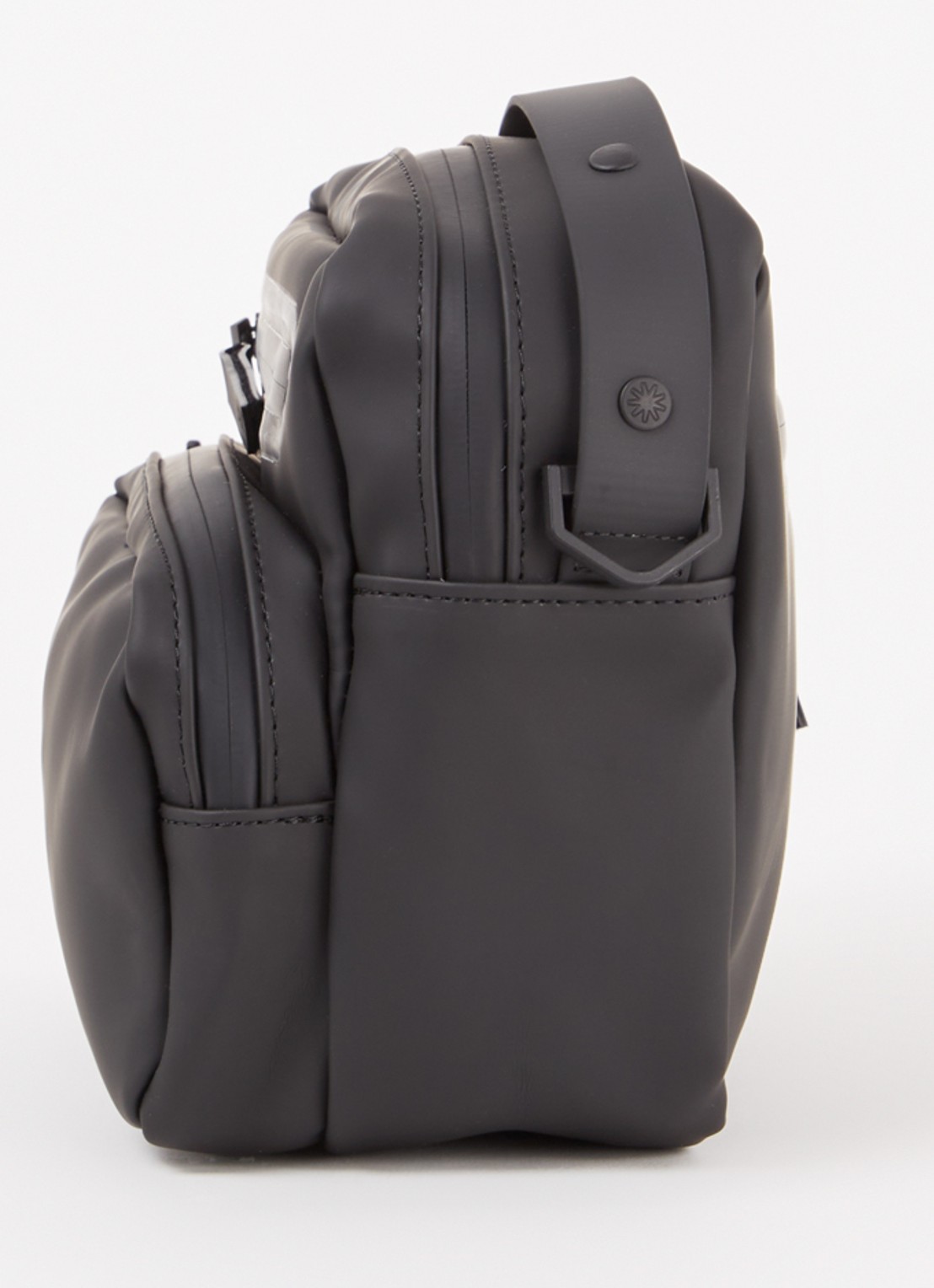Rains Cargo Box schoudertas met afneembare schouderriem - detail 3 zwart