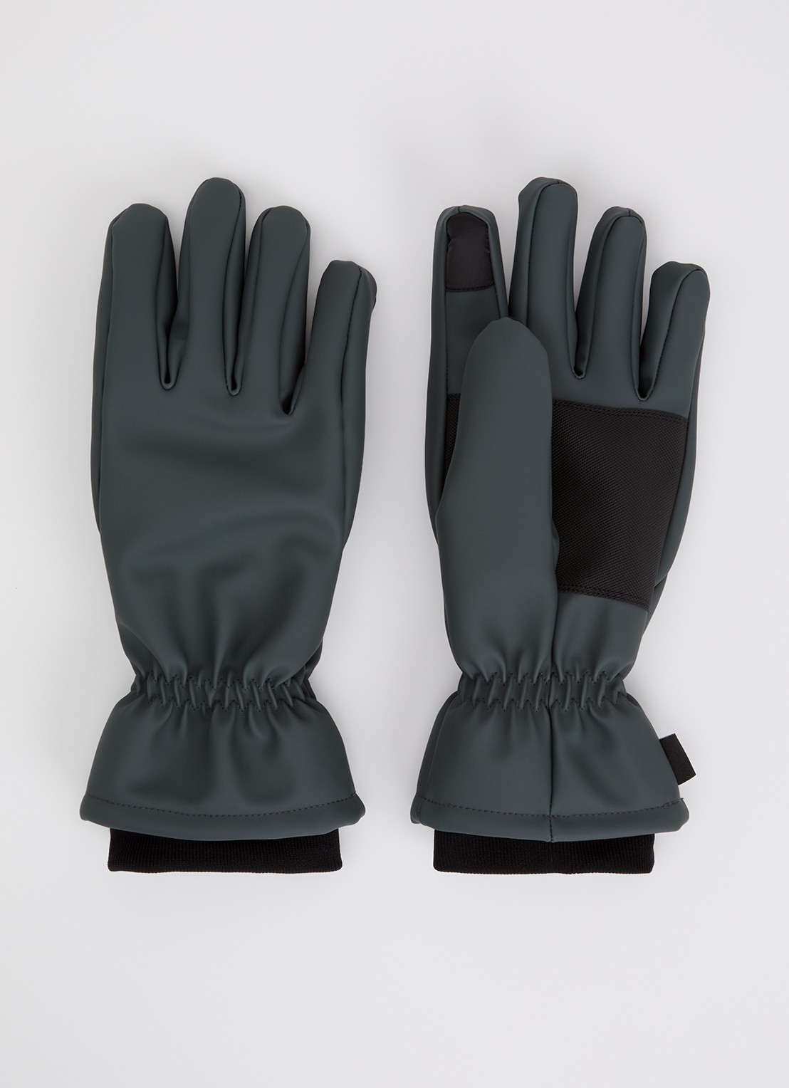 Rains Handschoenen met waterafstotende coating - voorkant camel