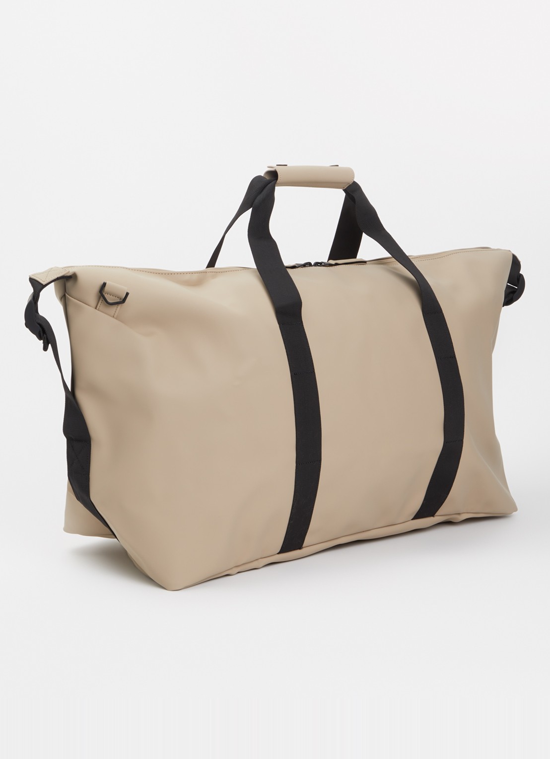Rains Hilo Large weekendtas met waterafstotende coating - achterkant 5 beige