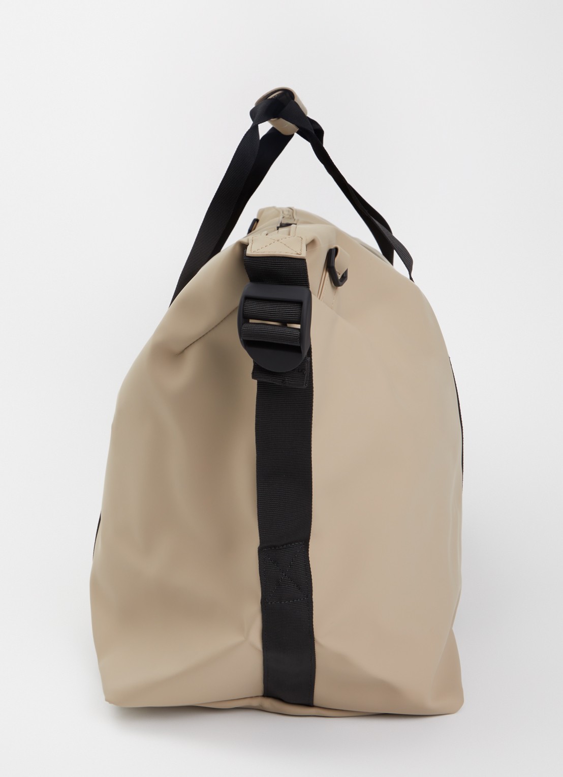 Rains Hilo Large weekendtas met waterafstotende coating - detail 3 beige