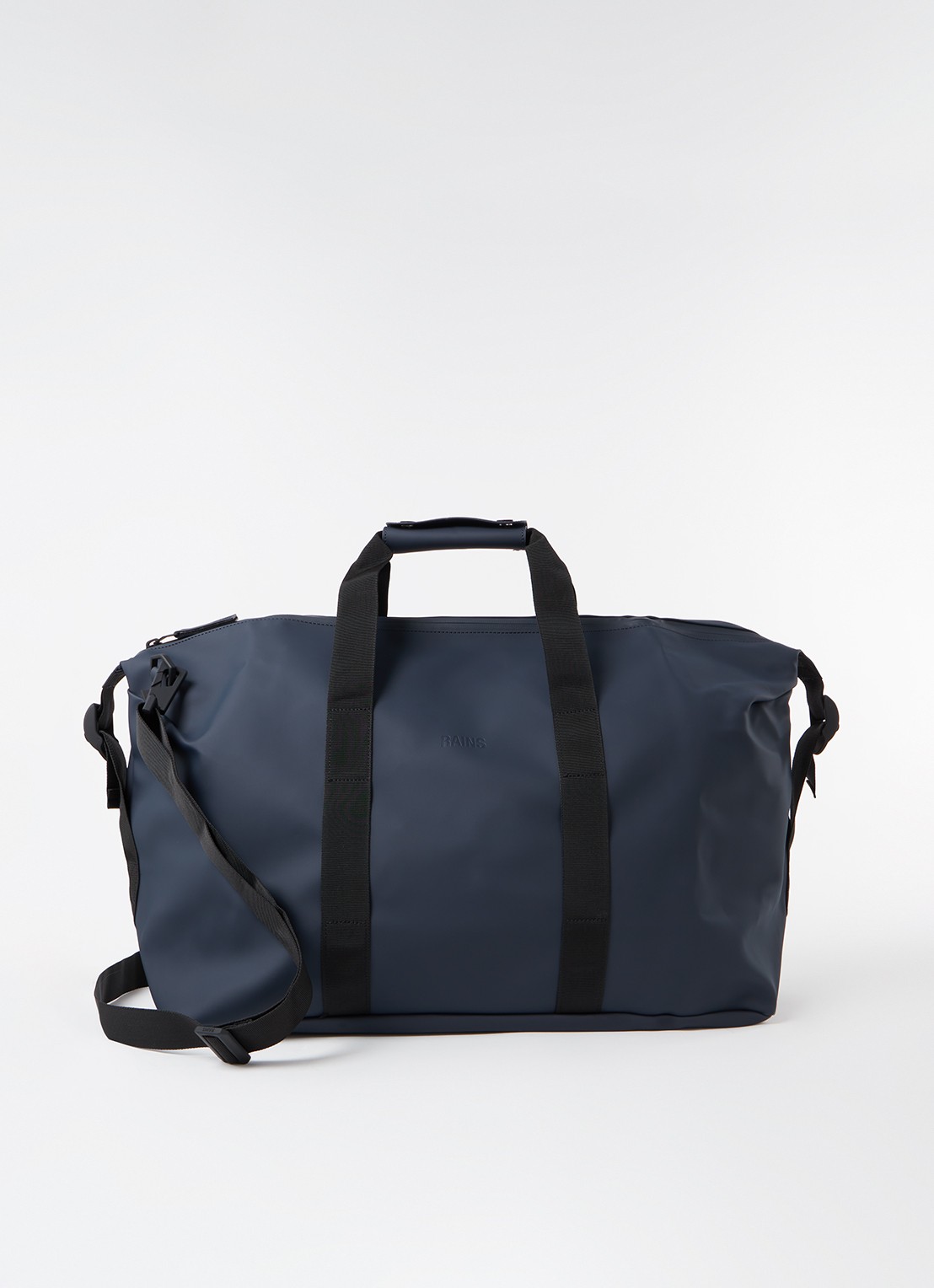 Rains Hilo weekendtas met waterafstotende coating - voorkant 3 blauw