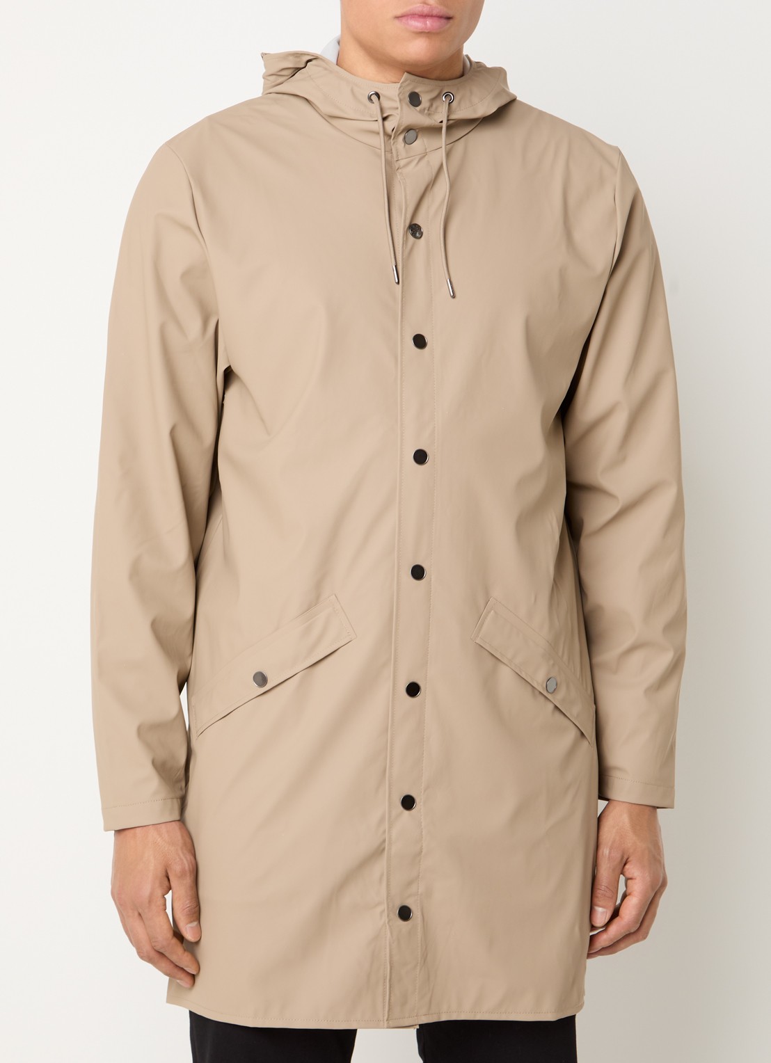Rains Parka met capuchon en waterafstotende coating - detail 2 beige