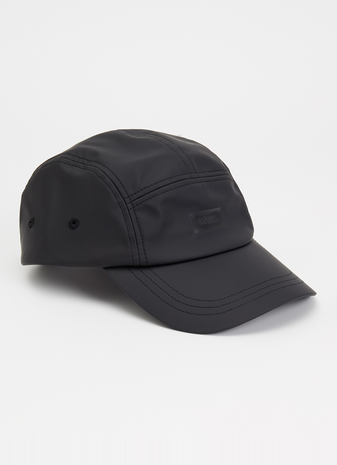 Rains Pet met logo - voorkant 2 zwart