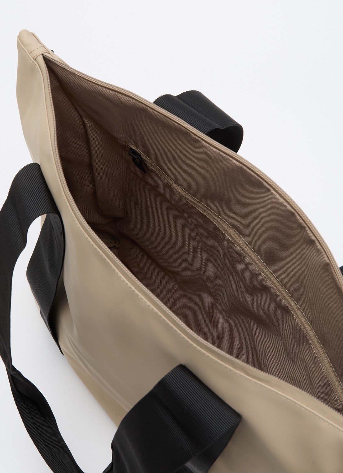 Rains Schoudertas met afneembare schouderriem - detail 2 beige