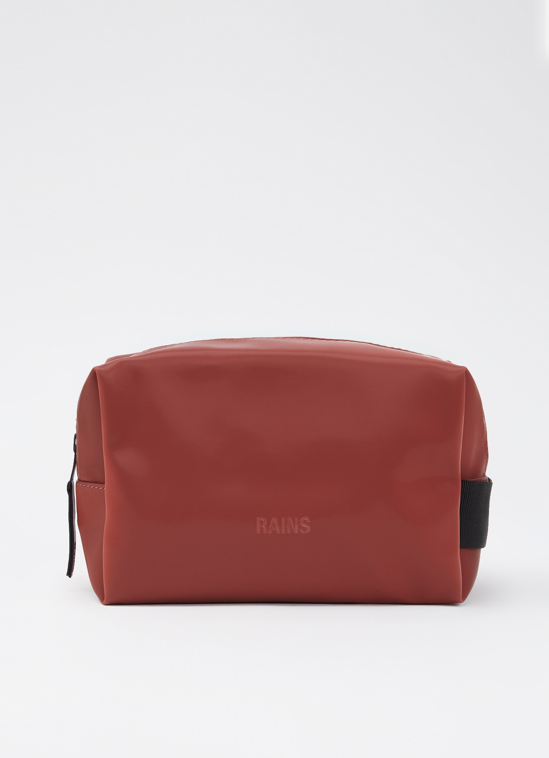 Rains Small W3 toilettas met waterafstotende coating - voorkant koraalrood