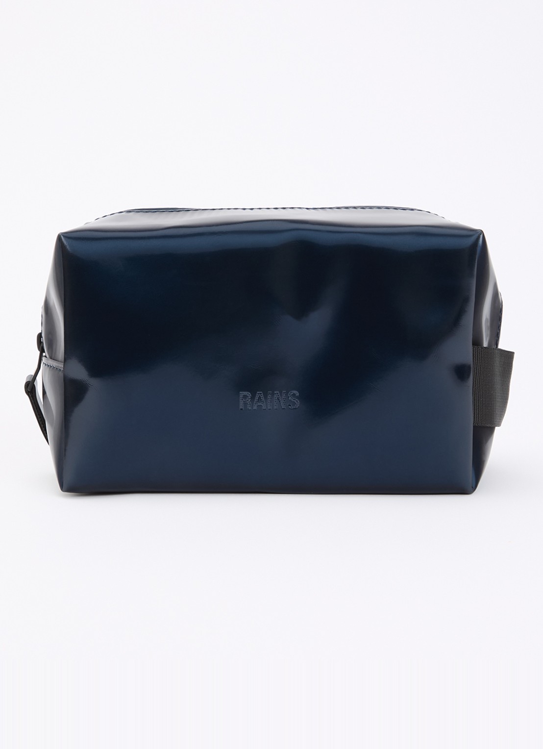 Rains Small W3 toilettas met waterafstotende coating - voorkant donkerblauw