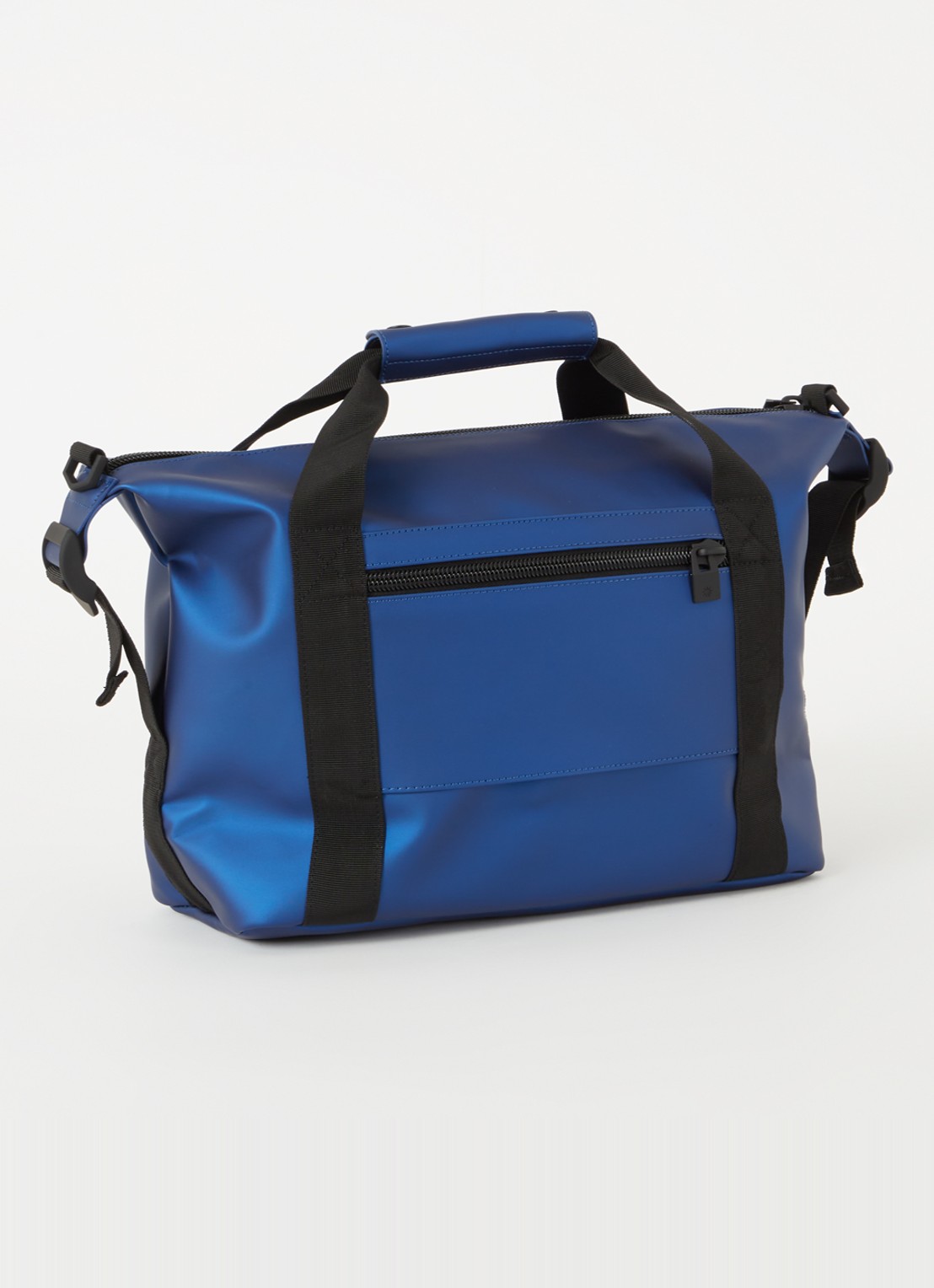 Rains Texel Kit weekendtas met waterafstotende coating - achterkant royalblauw