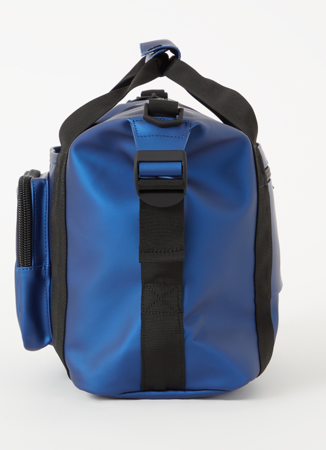 Rains Texel Kit weekendtas met waterafstotende coating - detail 4 royalblauw