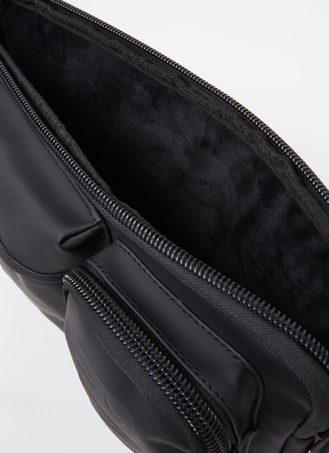 Rains Texel laptophoes 13 en 14 inch - detail zwart