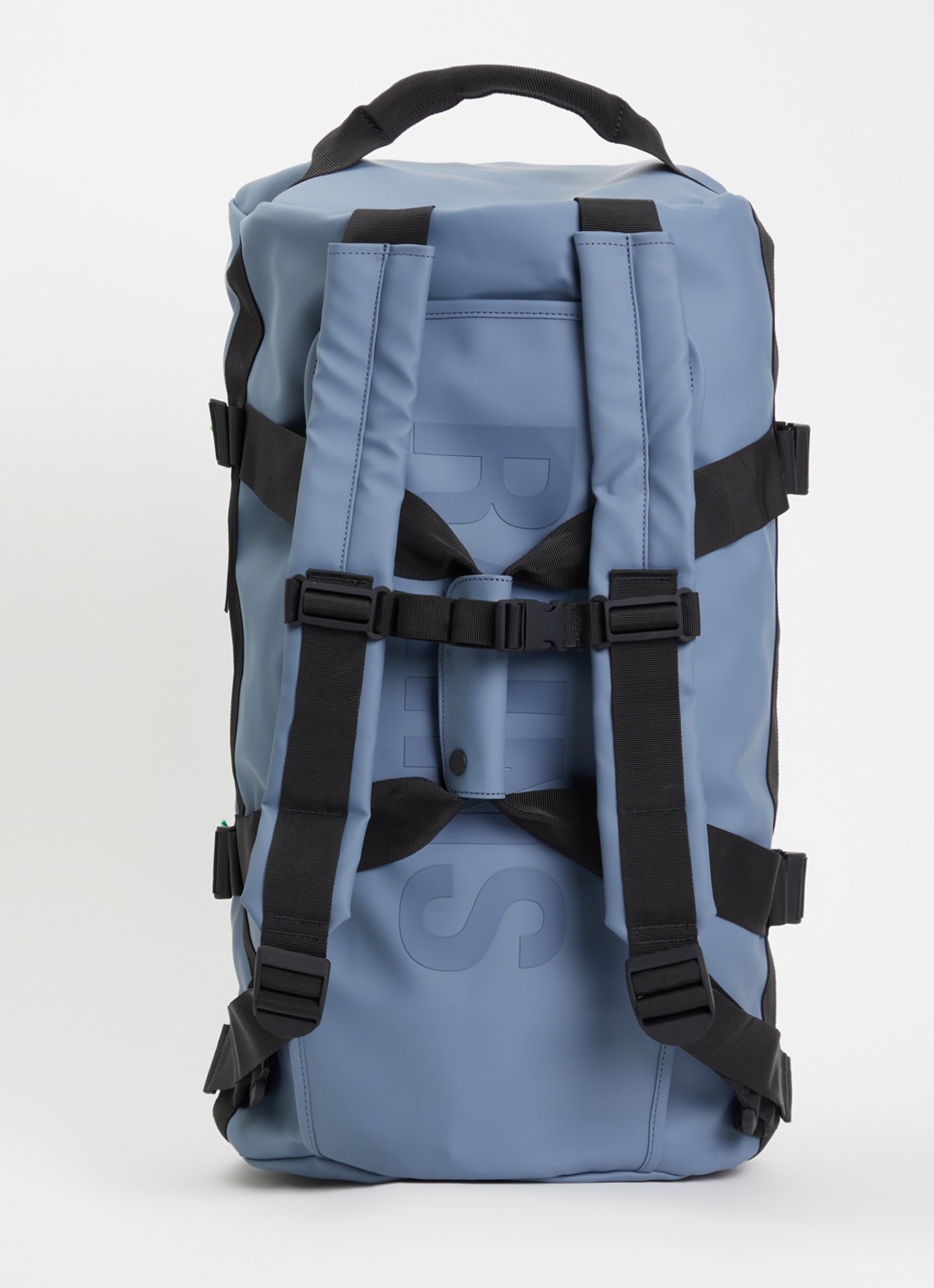 Rains Texel weekendtas met waterafstotende coating - achterkant blauw