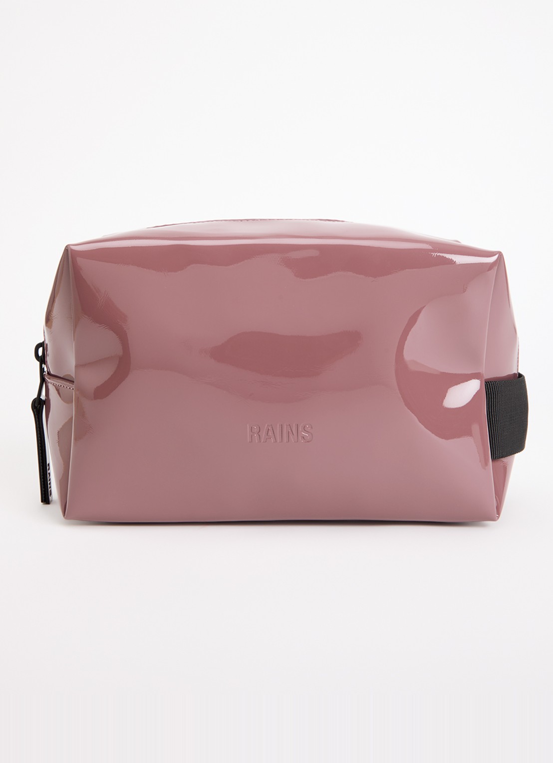 Rains Wash Bag Small toilettas met waterafstotende coating - voorkant oudroze