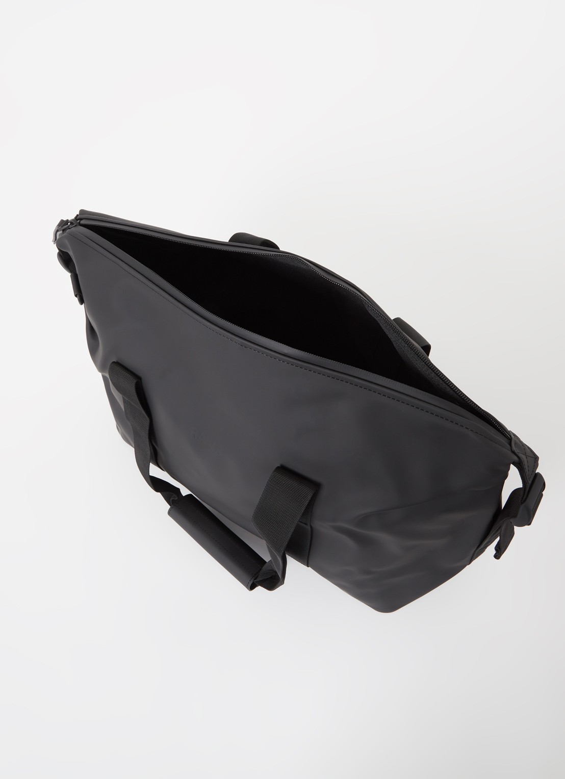 Rains Weekendtas met waterafstotende coating - detail 3 zwart