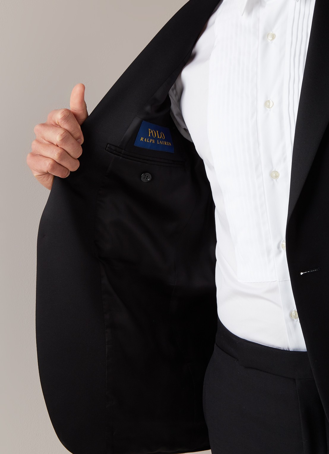 Ralph Lauren 2-delig smoking  - detail 2 zwart