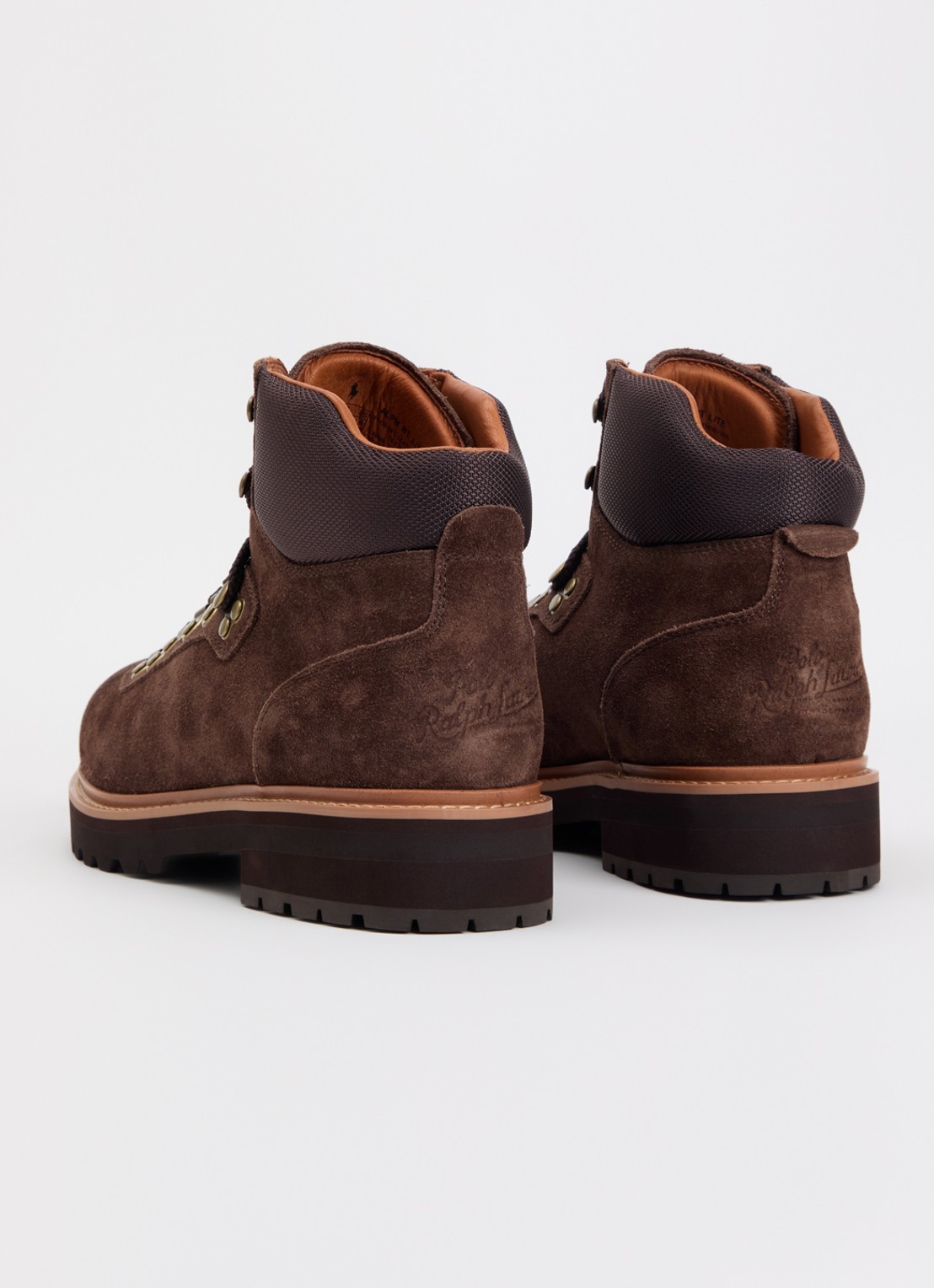 Ralph Lauren Alpine veterboot van suède - achterkant 2 bruin
