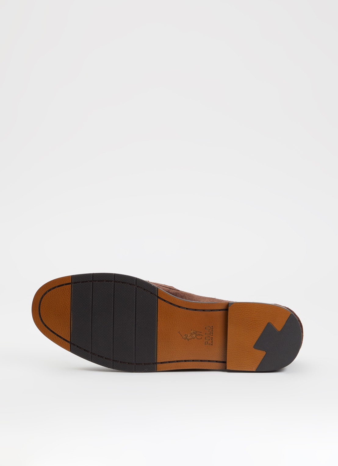 Ralph Lauren Alston loafer van leer - detail 4 donkerbruin