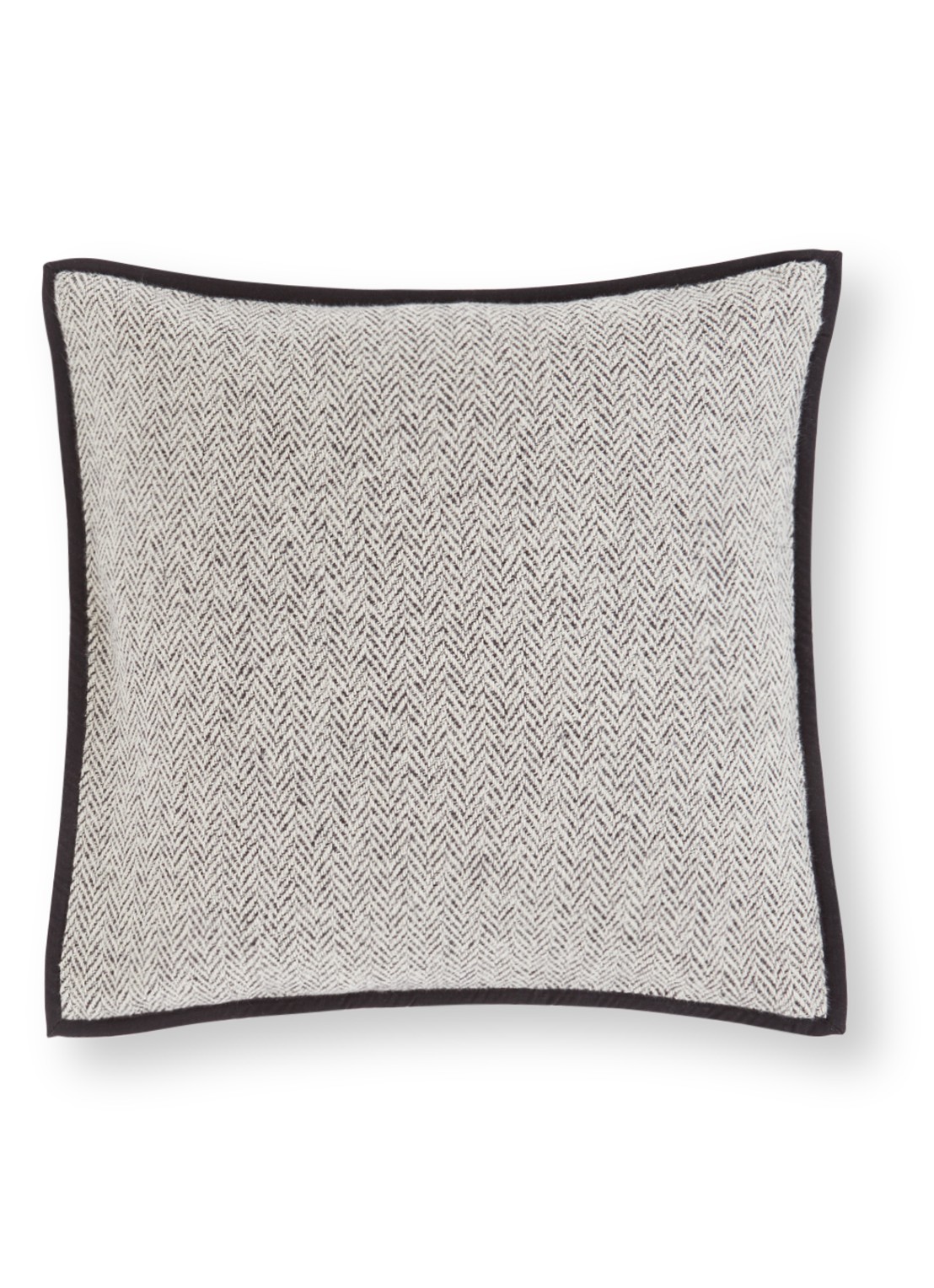 Ralph Lauren Archer kussensloop van katoen 50 x 50 cm - voorkant zwart