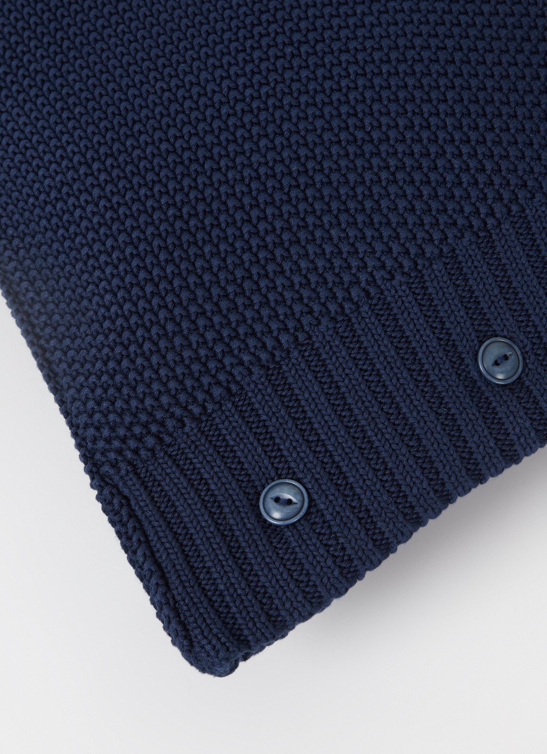 Ralph Lauren Archer kussensloop van katoen 50 x 50 cm - detail 4 blauw