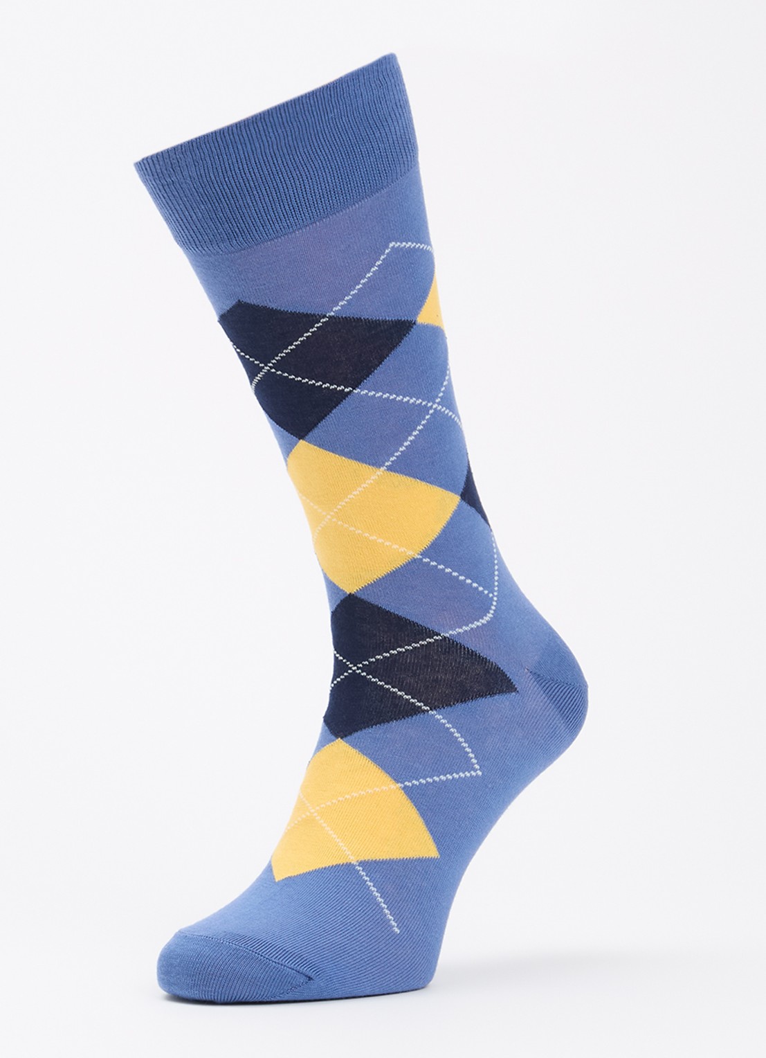 Ralph Lauren Argyle Crew sokken met logoborduring in 2-pack - detail 3 donkerblauw