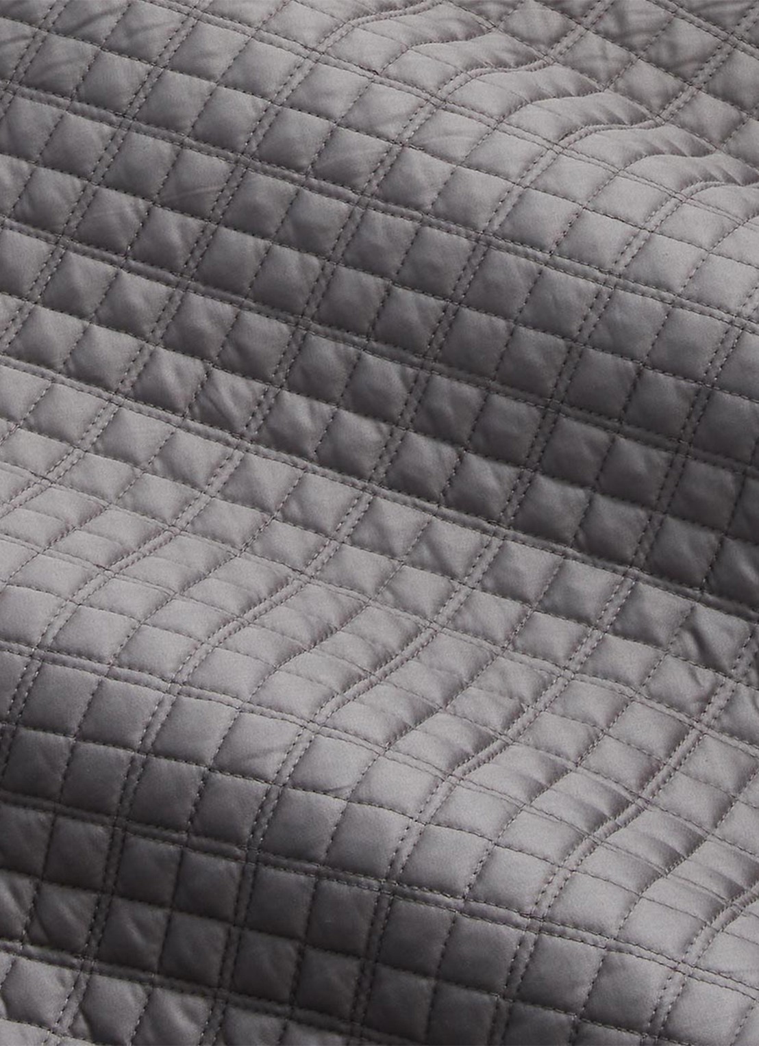 Ralph Lauren Argyle kussensloop van  katoen - voorkant 3 antraciet