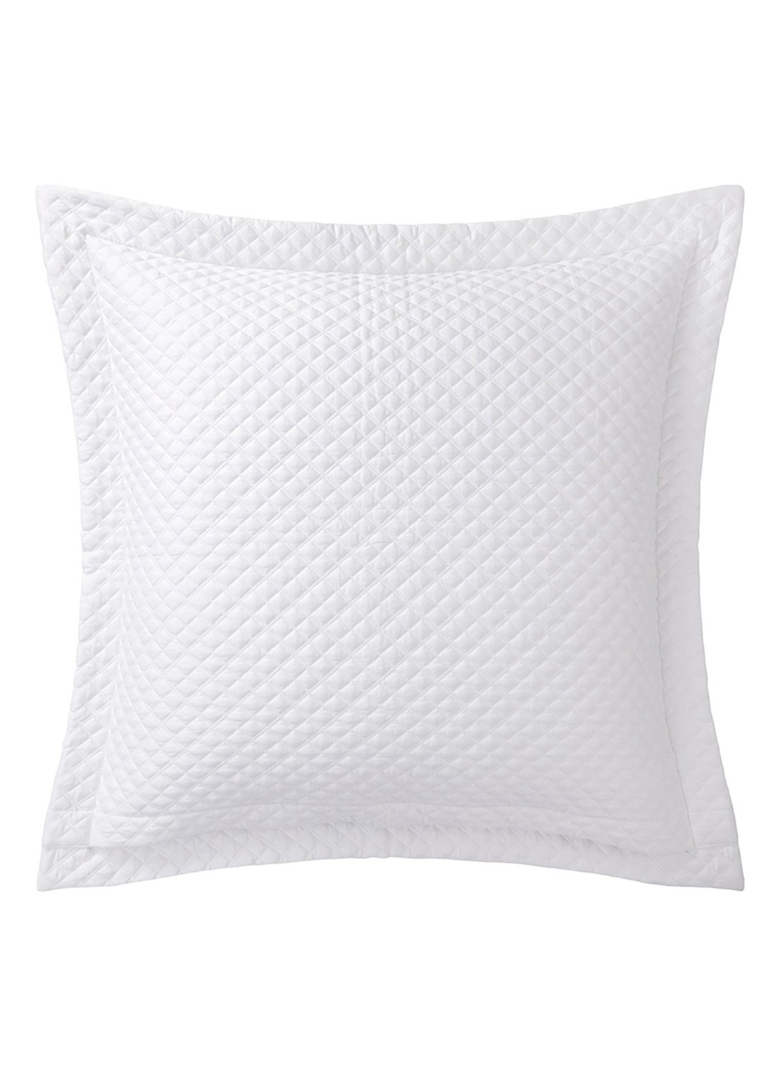 Ralph Lauren Argyle kussensloop van  katoen - achterkant wit