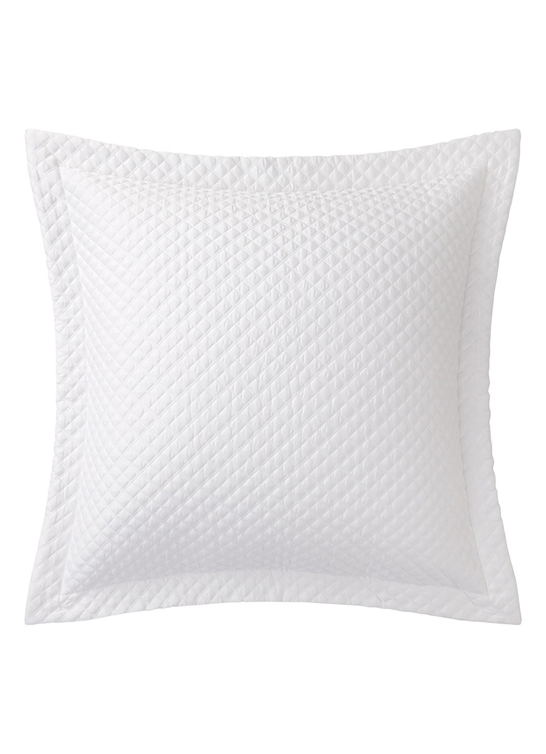 Ralph Lauren Argyle kussensloop van  katoen - voorkant 2 wit