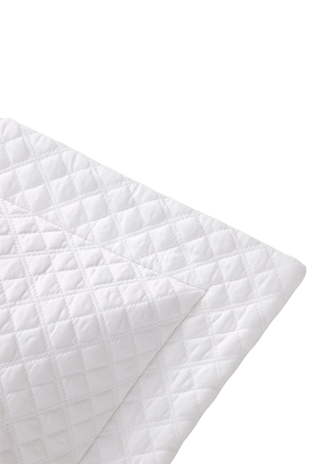 Ralph Lauren Argyle kussensloop van  katoen - voorkant 3 wit