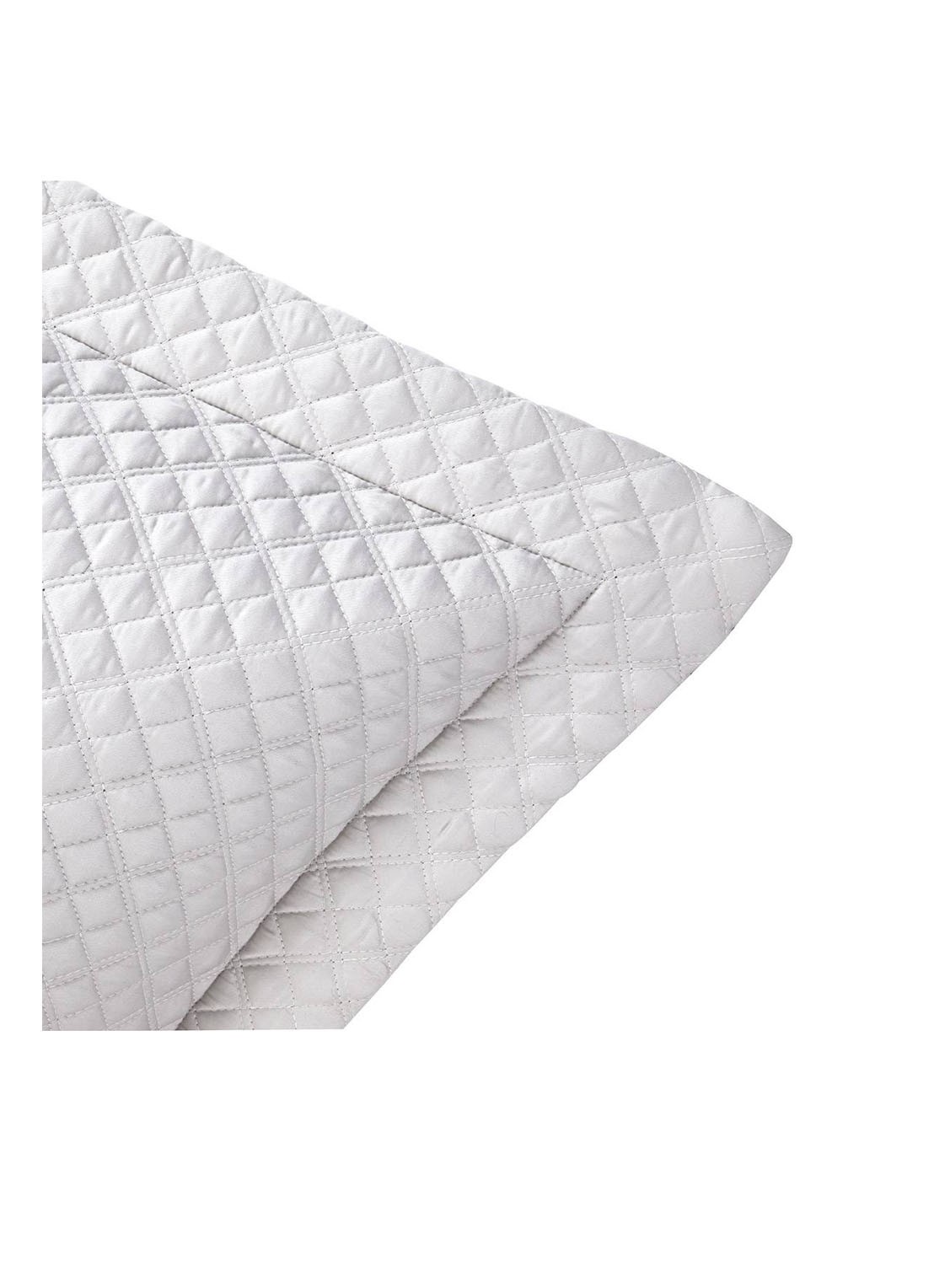 Ralph Lauren Argyle kussensloop van  katoen - achterkant zilver