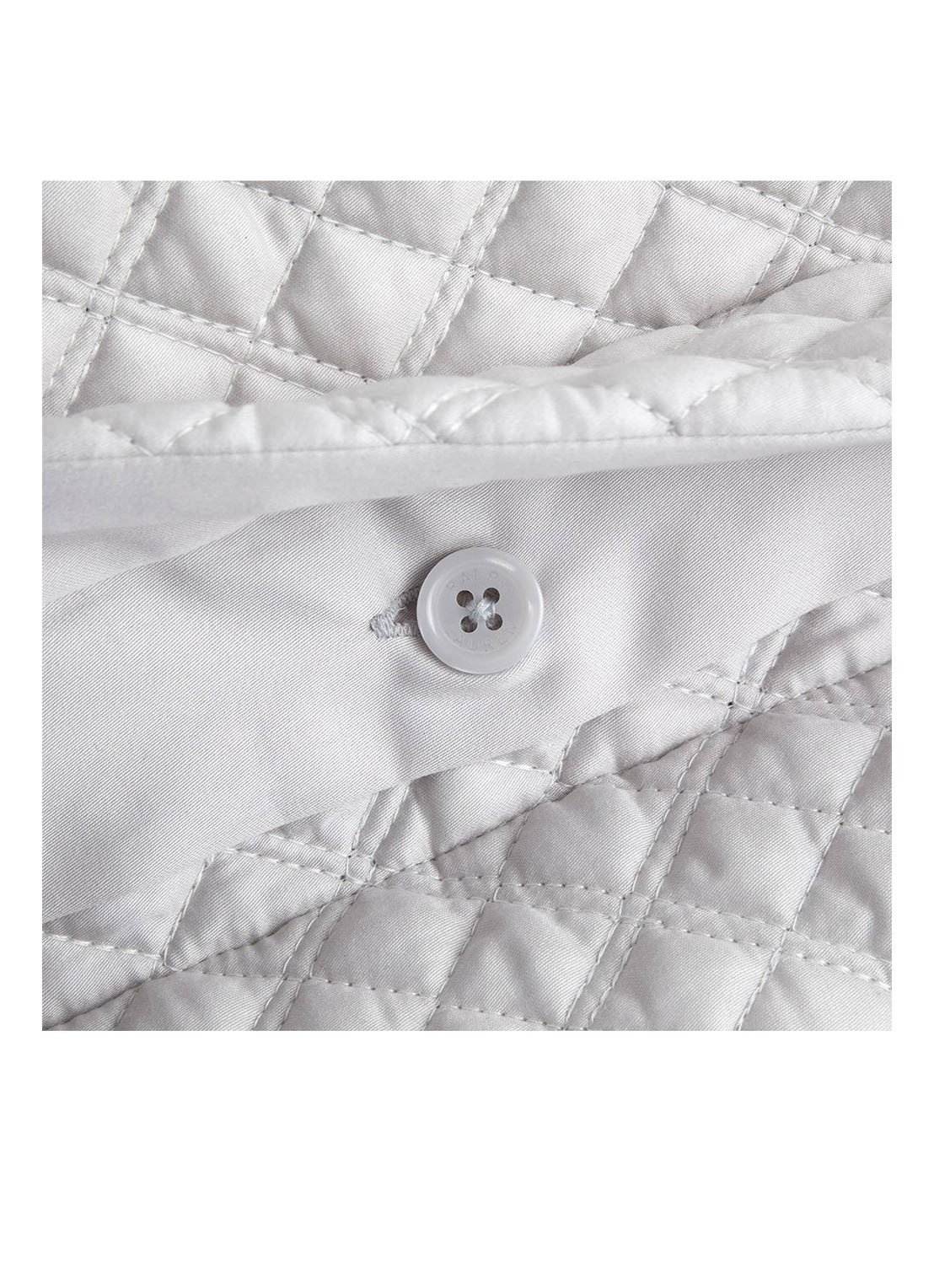 Ralph Lauren Argyle kussensloop van  katoen - detail 3 zilver