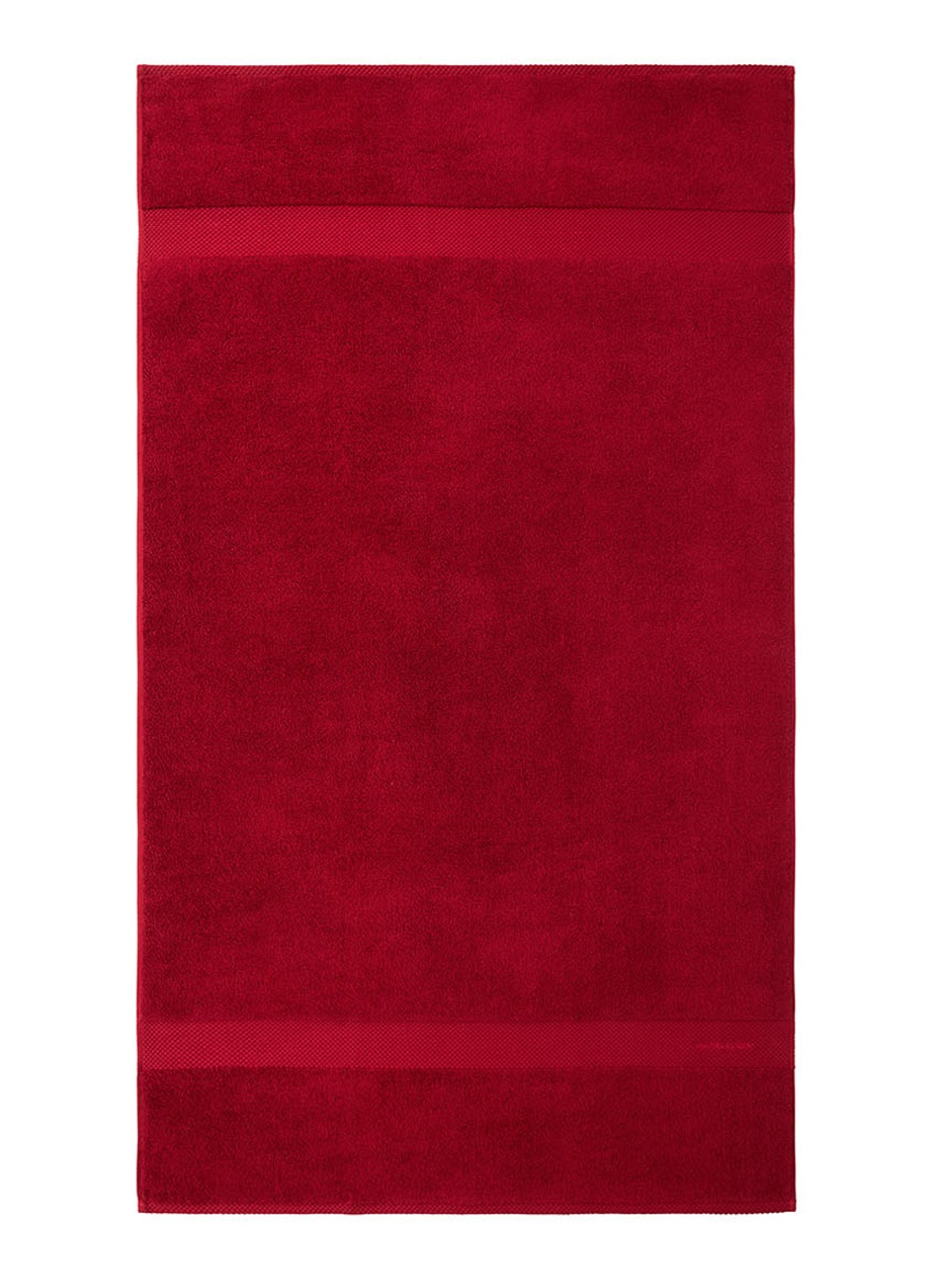 Ralph Lauren Avenue badlaken - 670 gr/m2 - 100 x 183 cm  - voorkant 4 rood