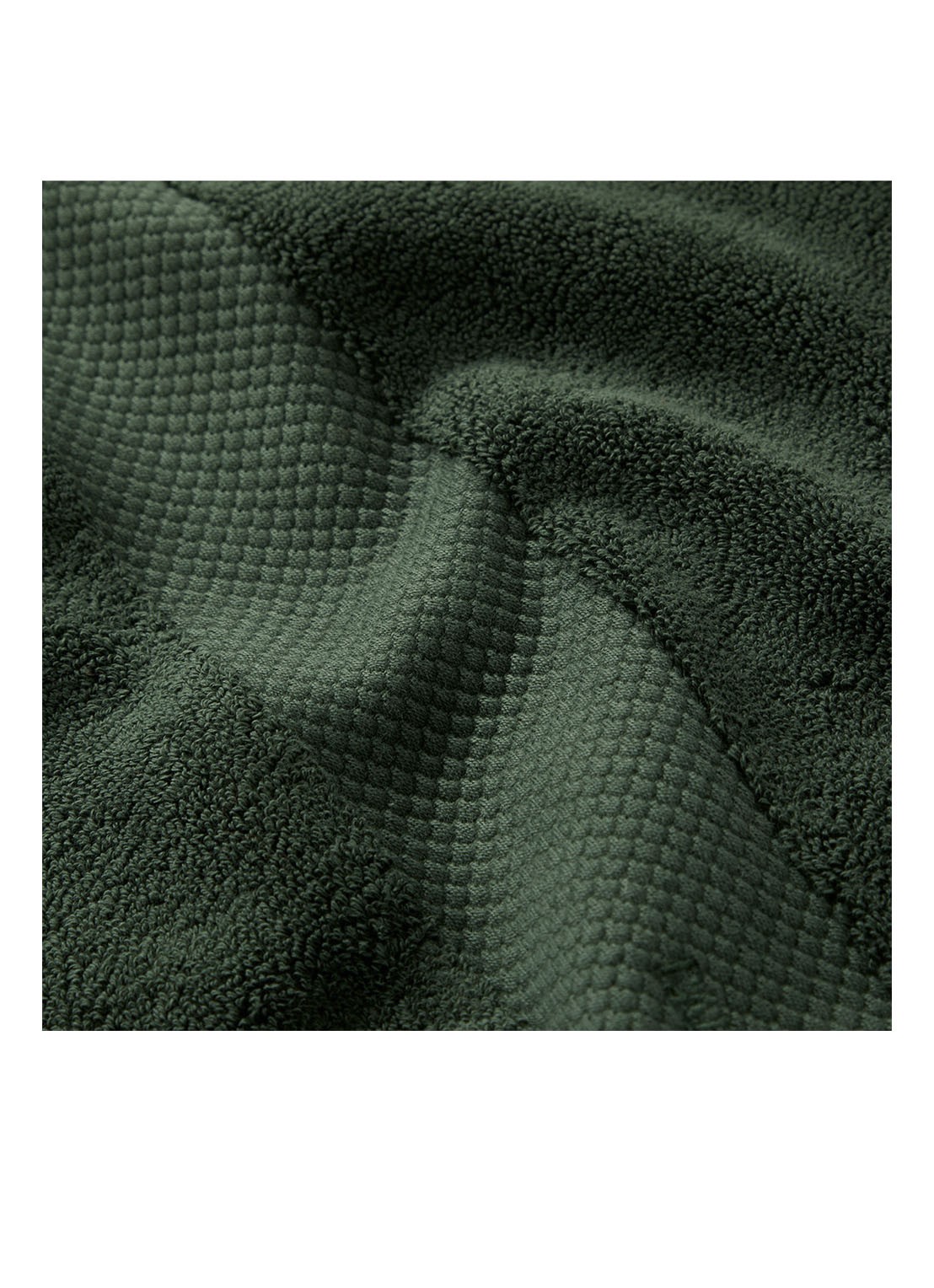 Ralph Lauren Avenue badlaken - 670 gr/m2 - 100 x 183 cm  - detail 3 groen