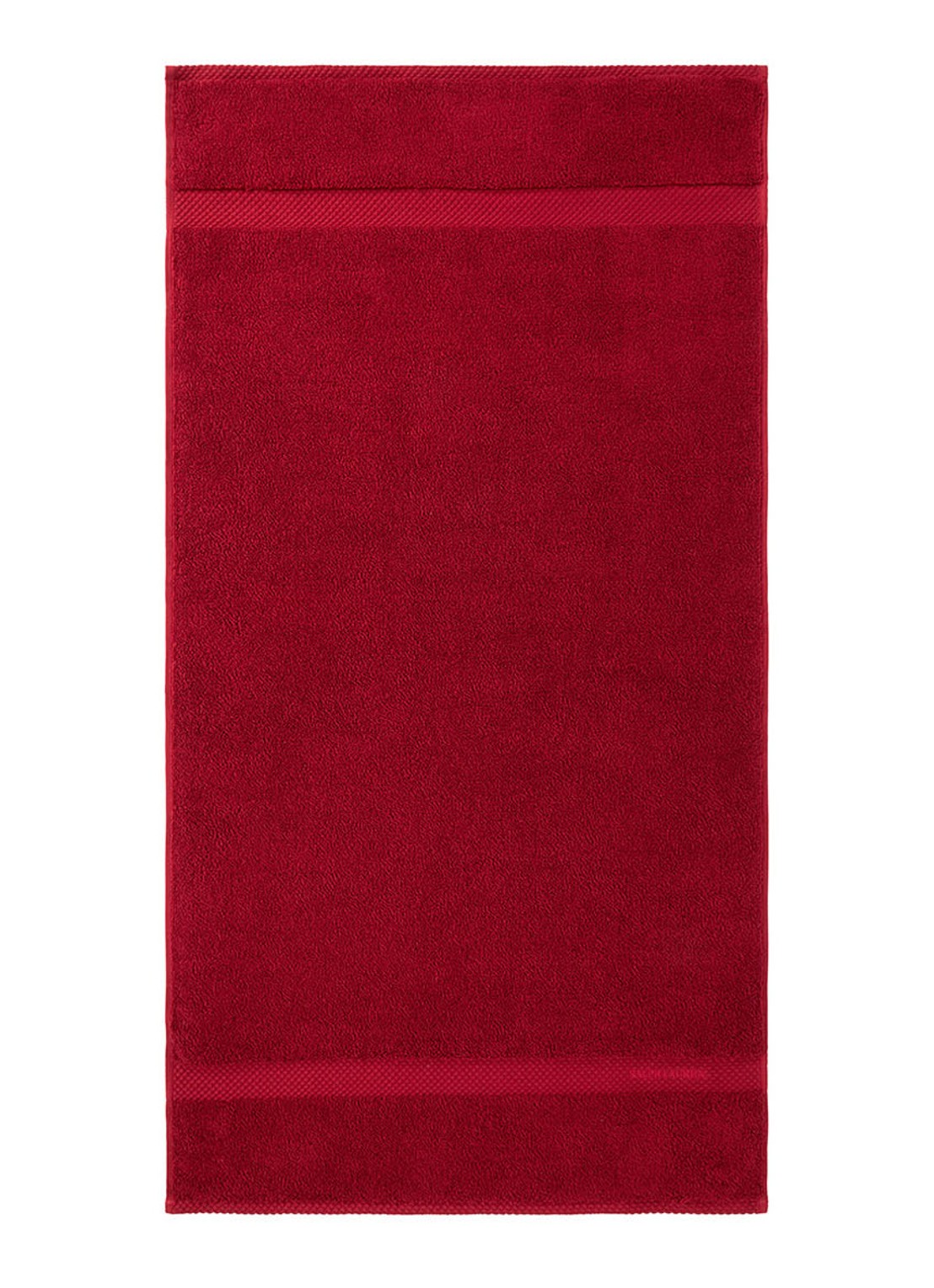 Ralph Lauren Avenue badlaken - 750 gr/m2 - 75 x 137 cm  - voorkant 2 rood